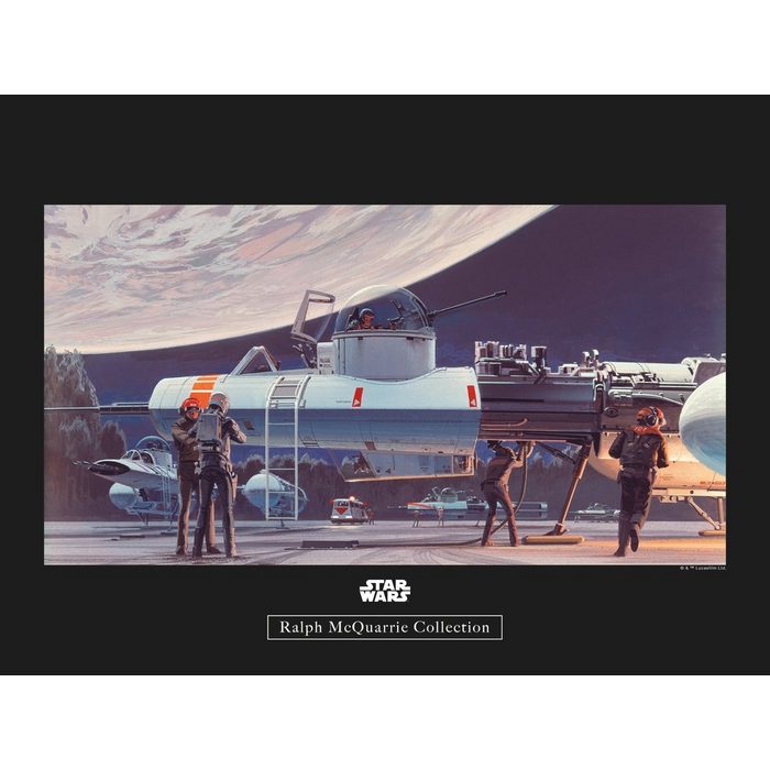 Komar Poster Star Wars Classic RMQ Yavin Hangar Star Wars