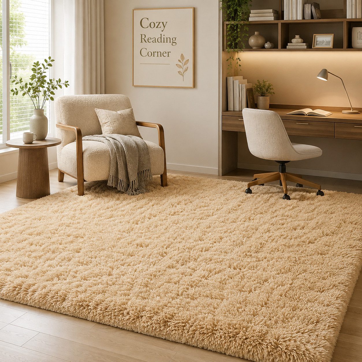 Lochas Hochflor-Teppich Hochflor-Teppich weich & kuschelig für Wohnzimmer und Schlafzimmer – Bild 4 von 5