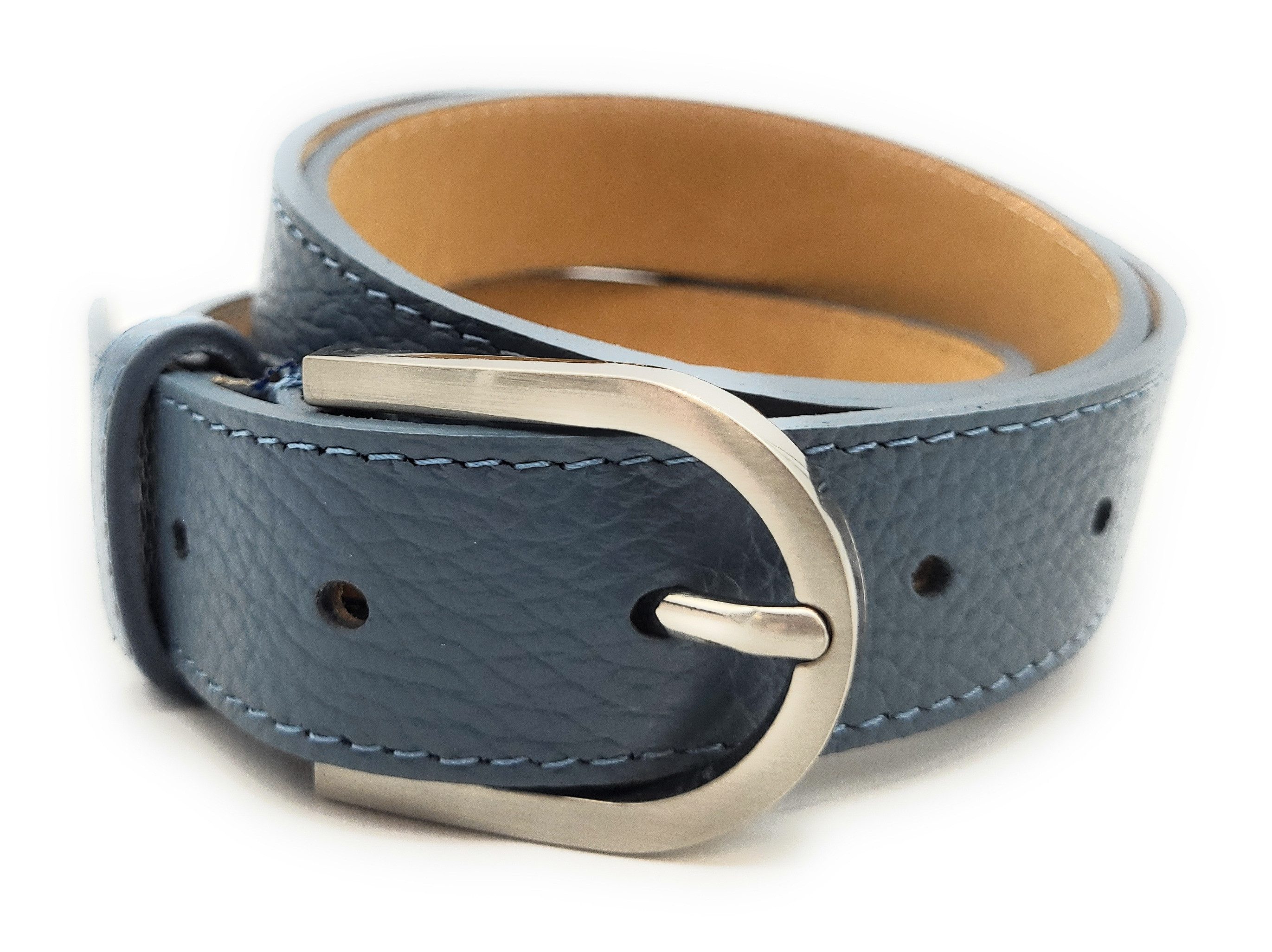 Lemasi Ledergürtel echt Leder Damen Gürtel, made in Italy, 3cm breit, kürzbar