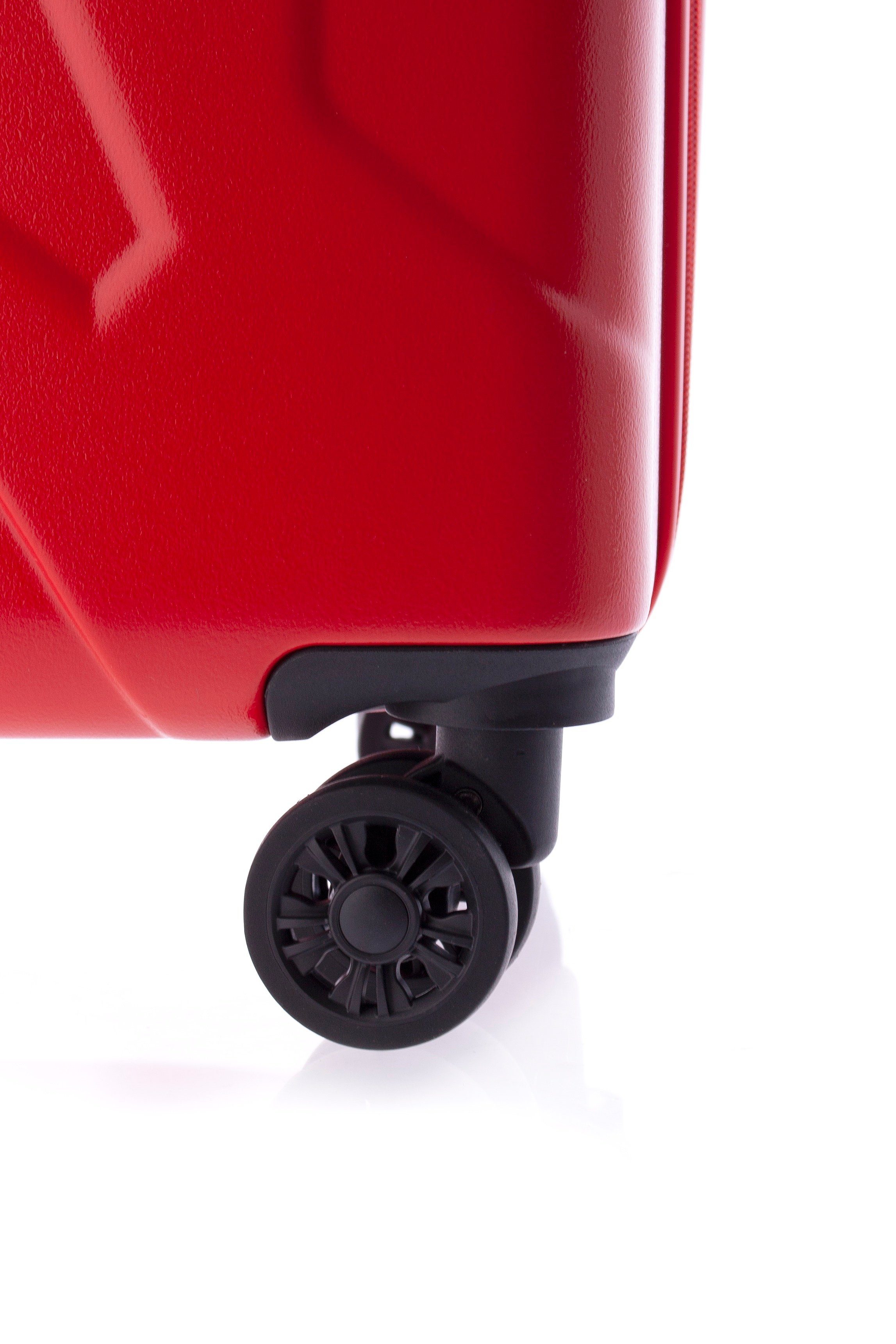 GLADIATOR Hartschalen-Trolley Koffer XL-78 cm, TSA, rot 3,8kg, Rollen 4 4 Farben