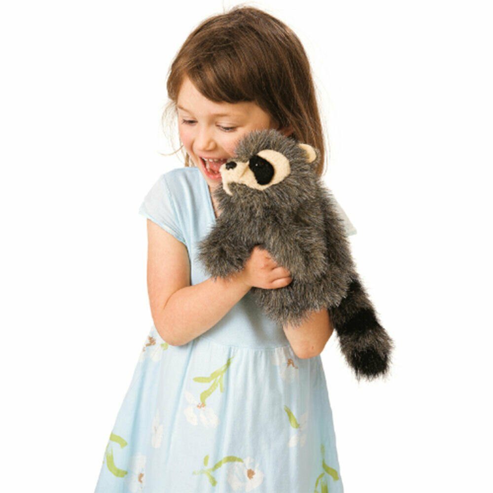 Folkmanis Handpuppen Handpuppe Folkmanis Handpuppe Kleiner Waschbär 2238 (Packung)