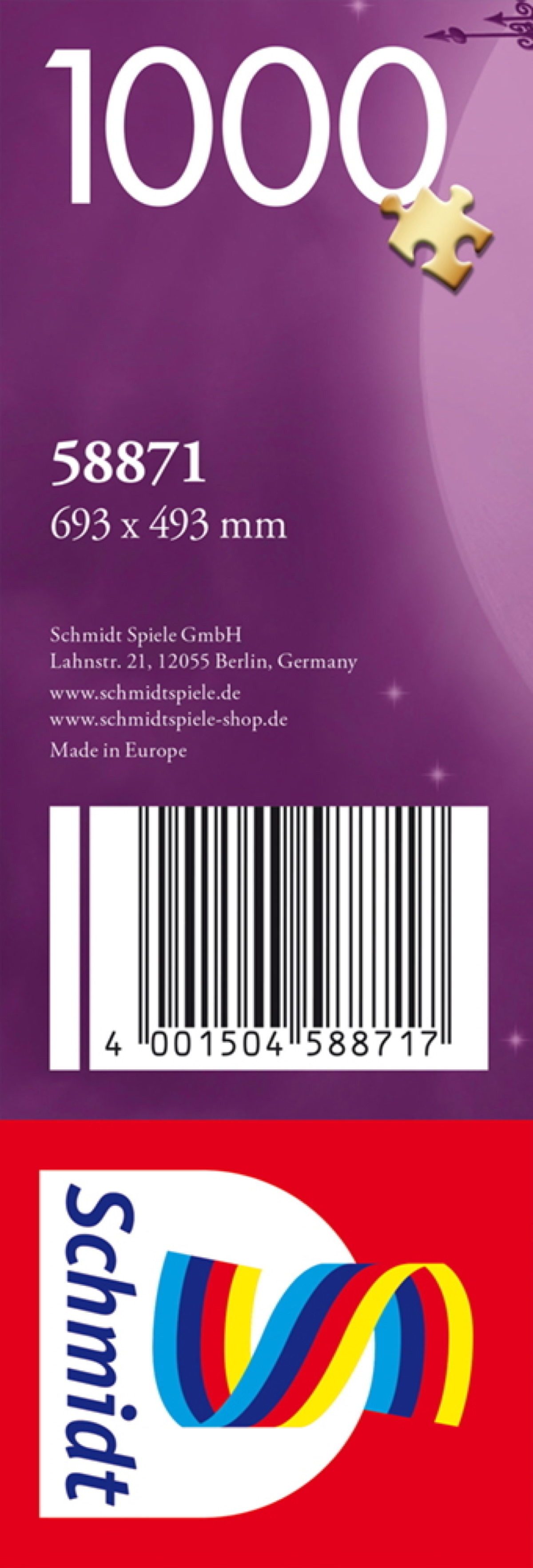 Schmidt Spiele Puzzle 1000 Teile Puzzle Halloween-Nacht 58871, Puzzleteile