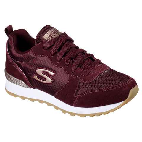 Skechers OG 85 - GOLDN GURL Sneaker Freizeitschuh, Halbschuh, Schnürschuh mit Air-Cooled Memory Foam