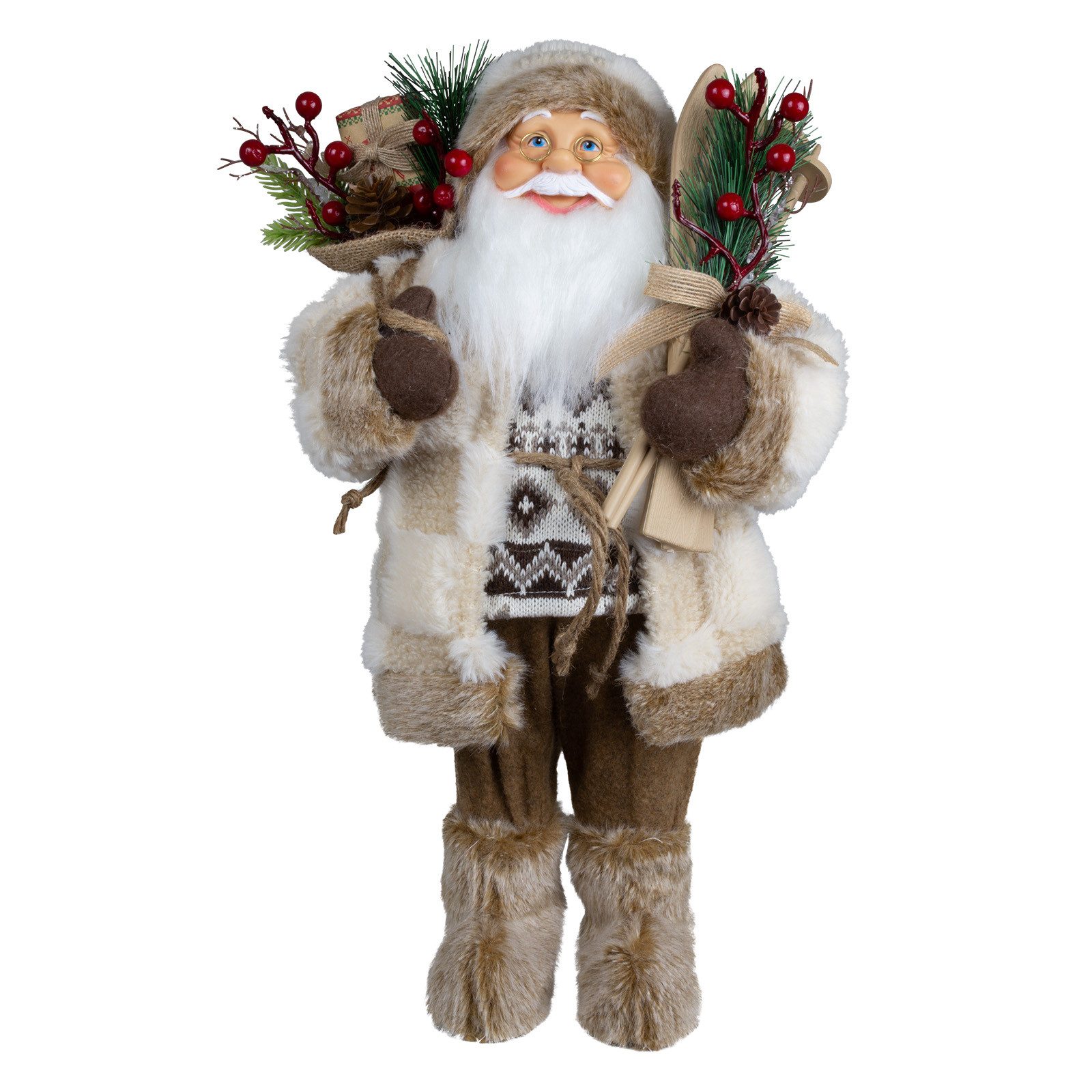 Christmas Paradise Weihnachtsmann Weihnachtsmann 45 cm (1 St), Weihnachtsdeko