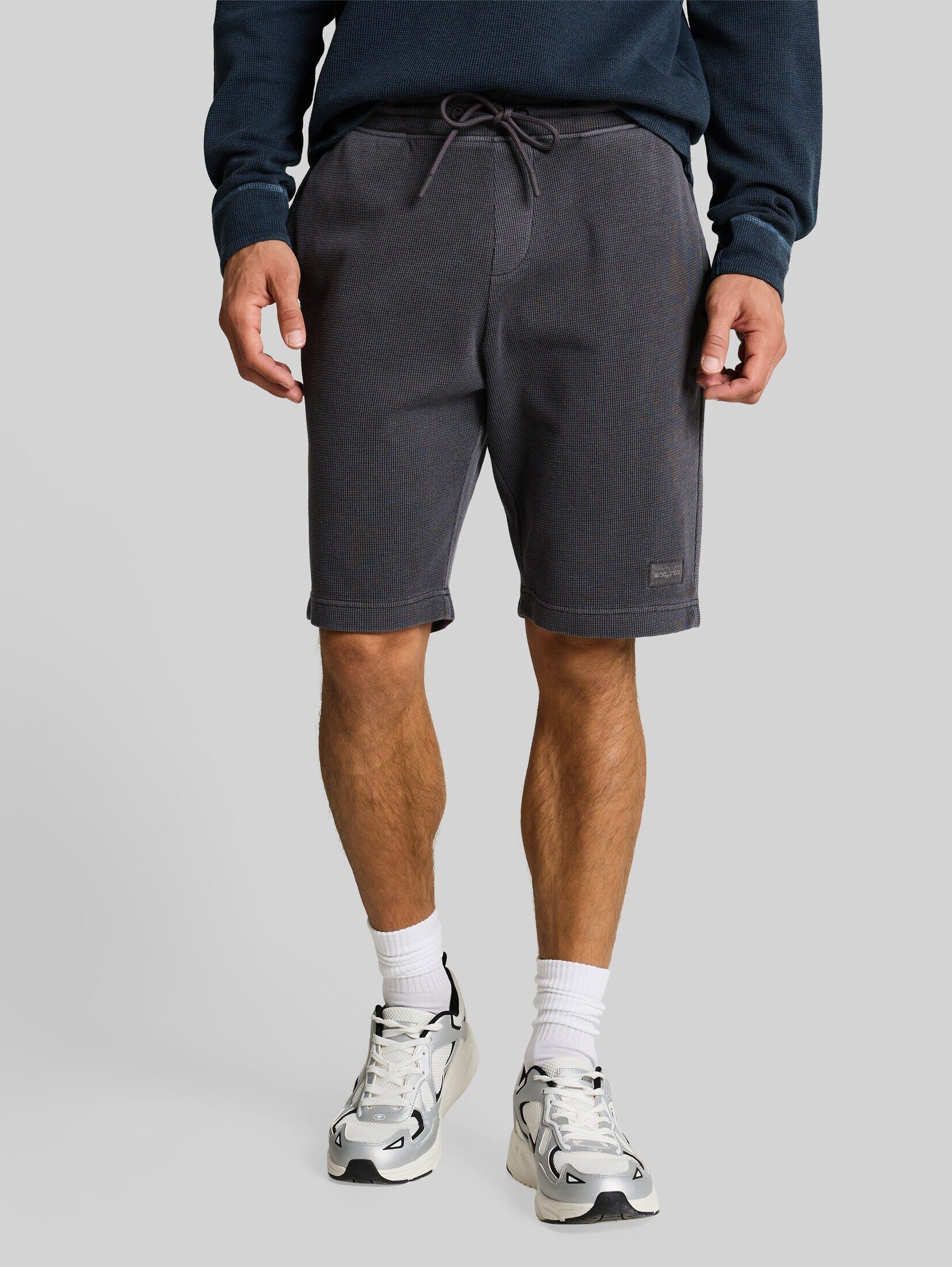 TOM TAILOR Shorts Hosen & Chino Shorts mit Waffelstruktur
