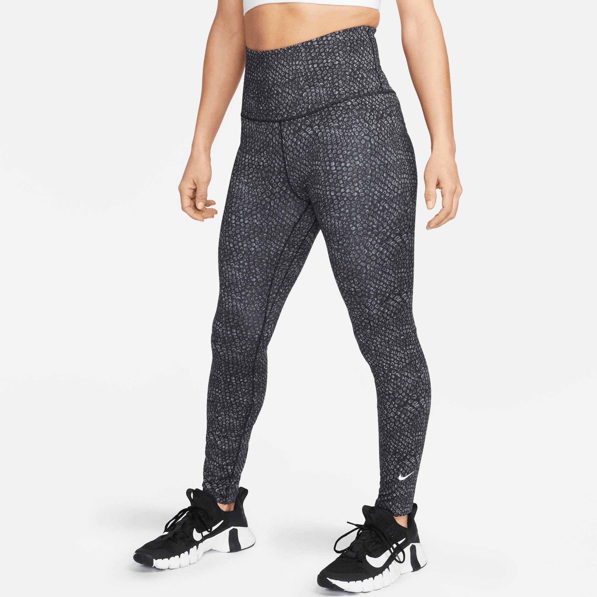 Nike Trainingstights One Dri-FIT Women's High-Rise / All-Over-Print Leggings | Trainingshosen