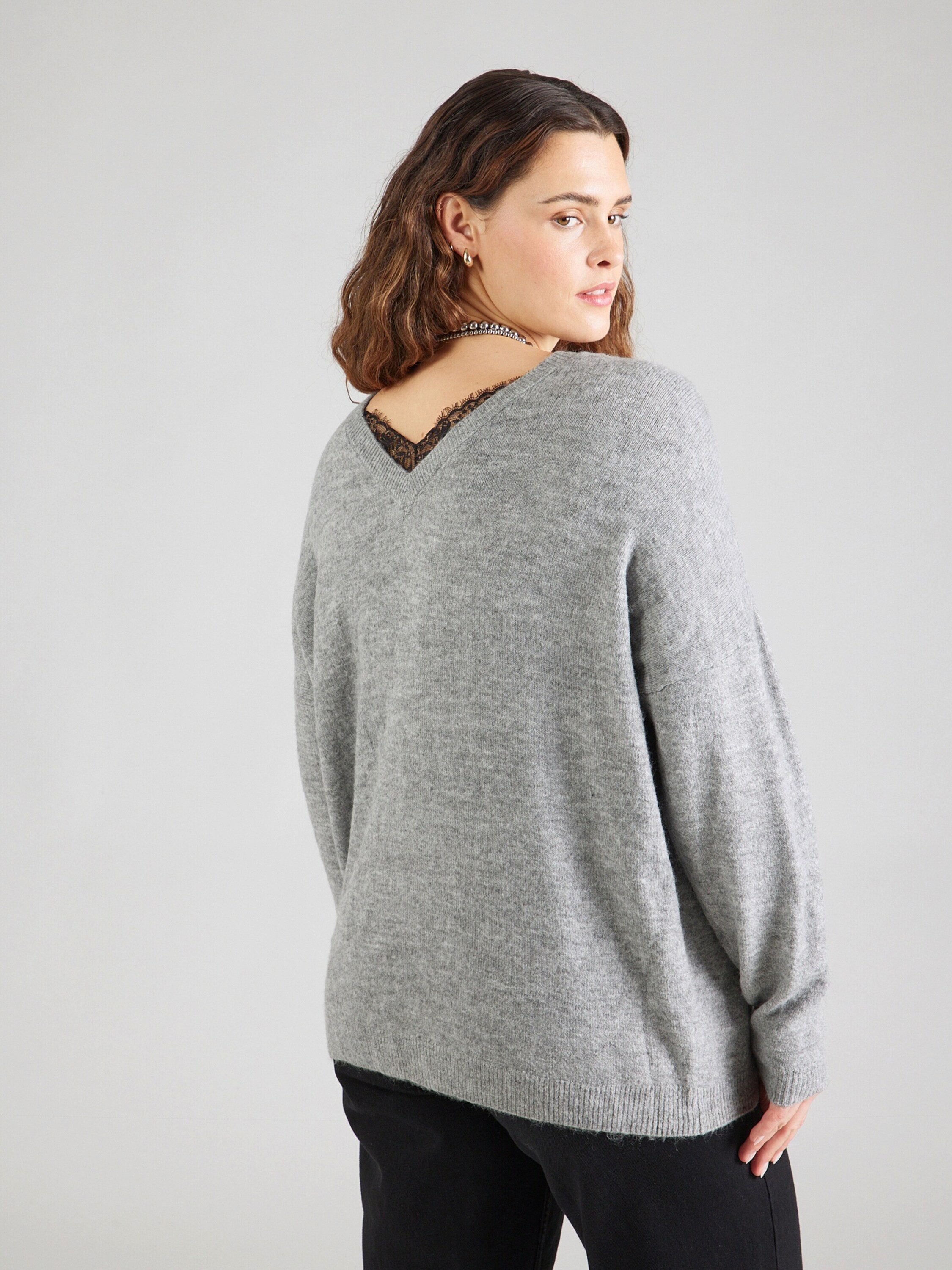 ONLY CARMAKOMA Strickpullover CARManifesta (1-tlg) Spitze günstig online kaufen