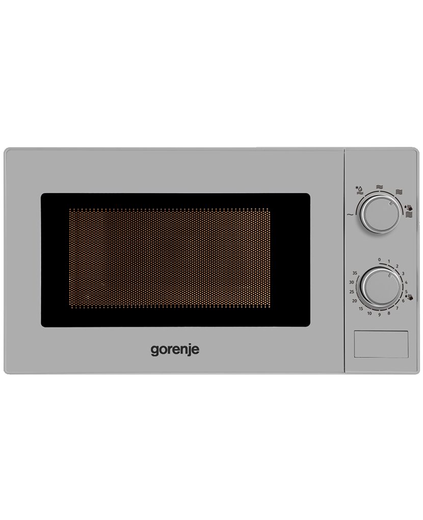 GORENJE Mikrowelle MHO20E1S, Mikrowelle, 20,00 l, 20 Liter Garraum, 700 Watt, Glastür