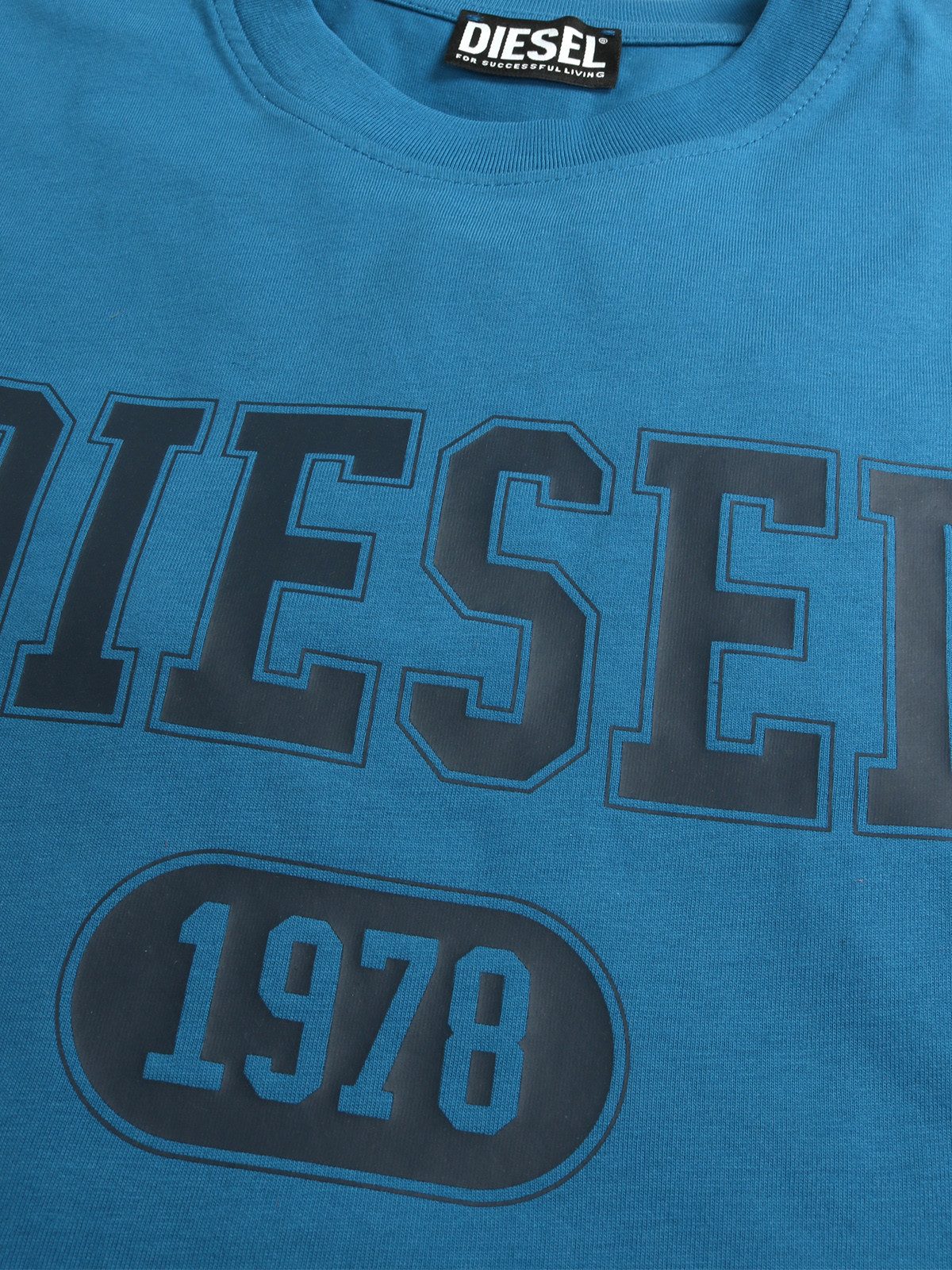 Diesel Rundhalsshirt Slim Fit Logo Shirt günstig online kaufen