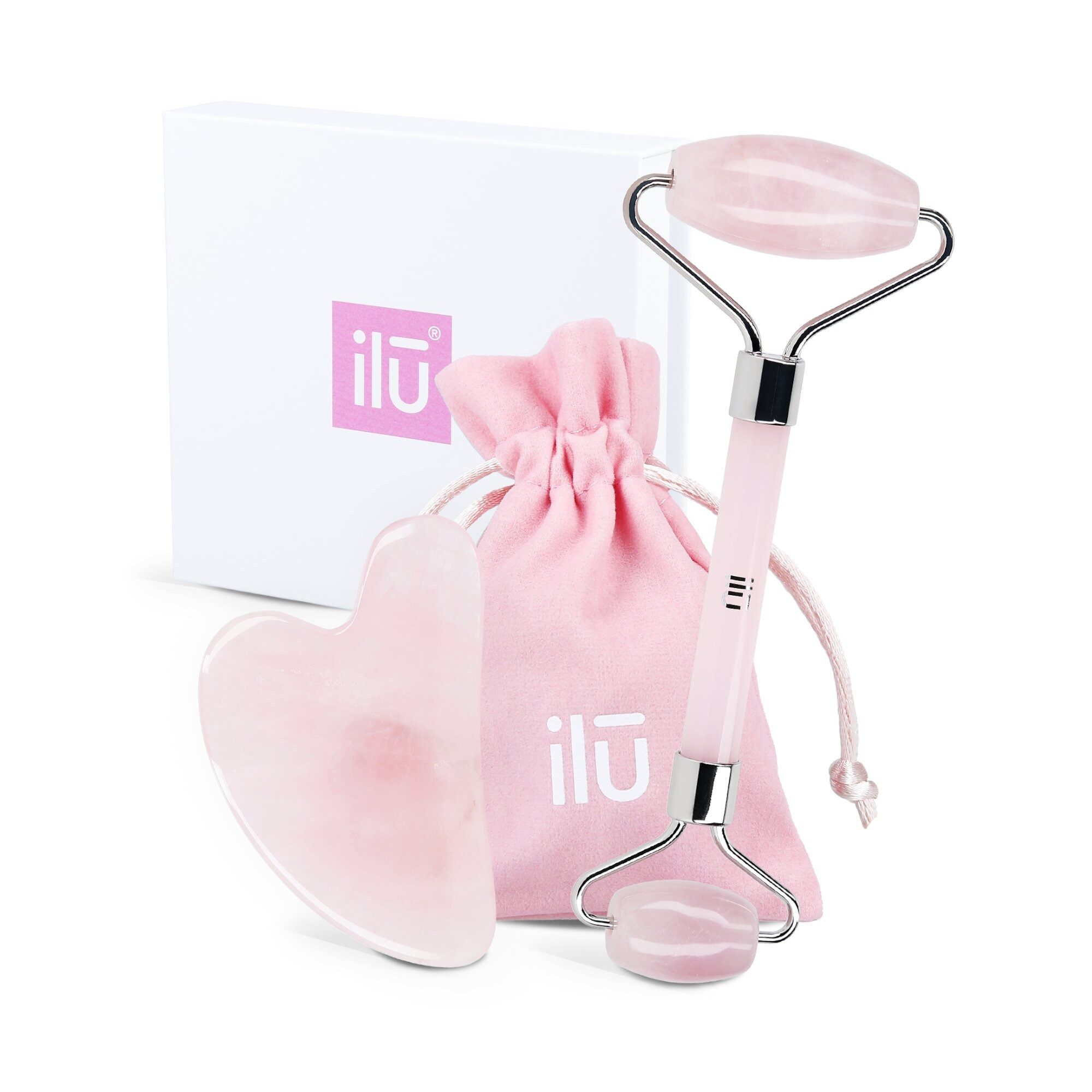 ILU Gesichtsmassagegerät Ilu Quartz-Set, 2-teiliges Set