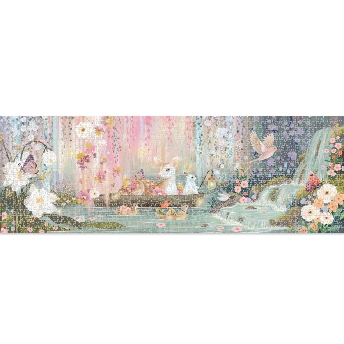 DJECO Puzzle See der Feen 350 Teile Gallery Puzzle für Kinder, 350 Puzzleteile, Gallery Puzzle