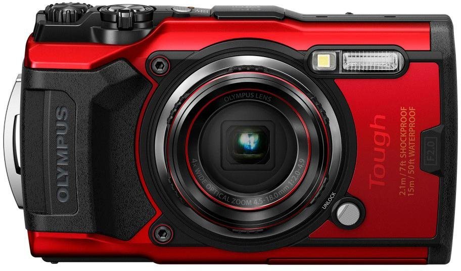 Olympus Tough TG-6 Outdoor-Kamera (12 MP, 4x opt. Zoom, WLAN (Wi-Fi),  Hervorragende Foto- und Videoqualität