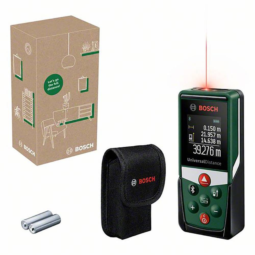 Bosch Home & Garden Entfernungsmesser Digitaler Laser-EntfernungsmessereCommerce-Karton 06036721Z0, Bluetooth