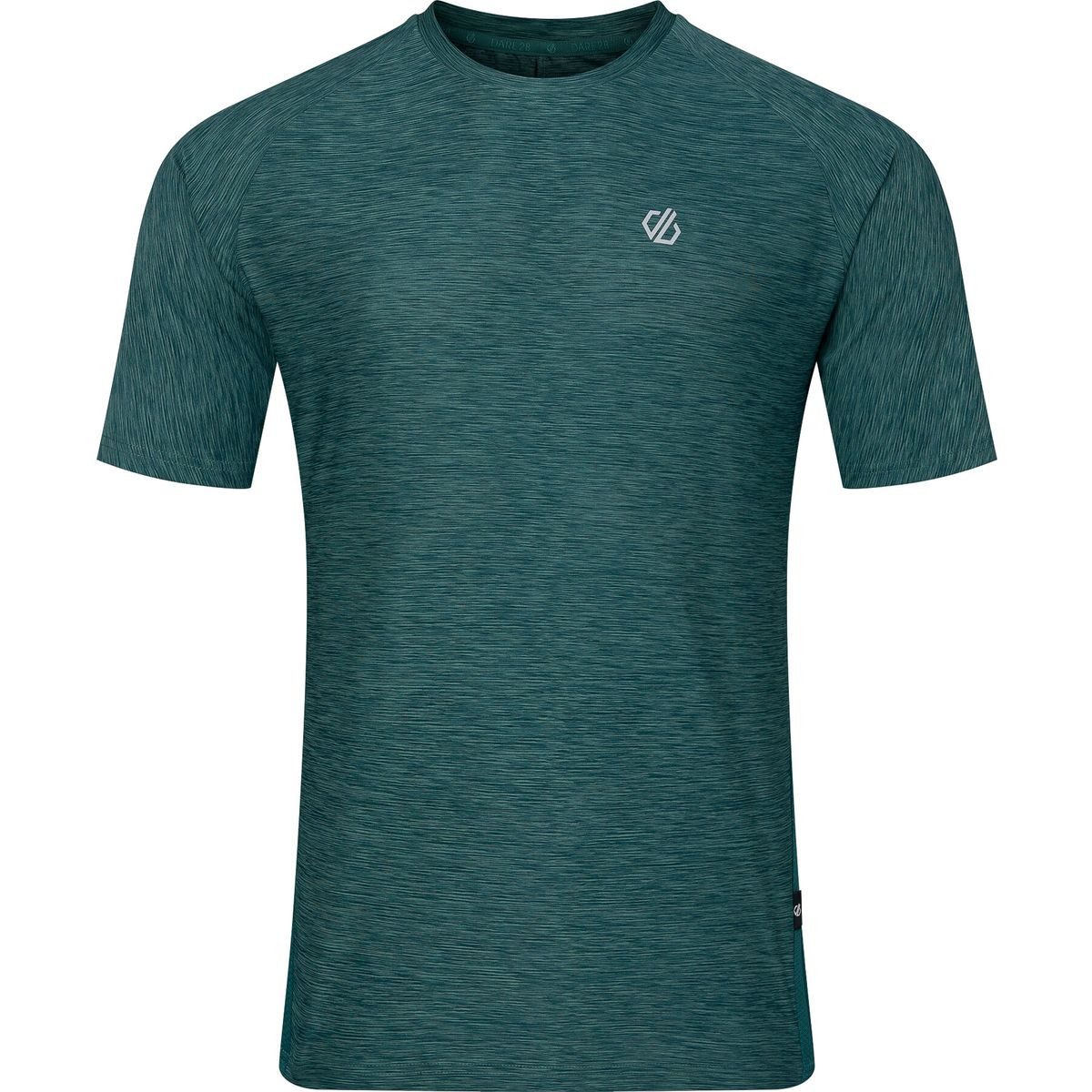 Dare2b Kurzarmshirt Power Up Tee Herren-Sportshirt mit Temperaturregulierung, UV-Schutz und