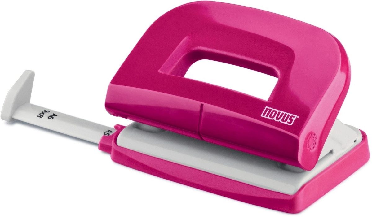 NOVUS Locher Locher E210 Kunststoff/Metall 1.0mm/10 Blatt pink