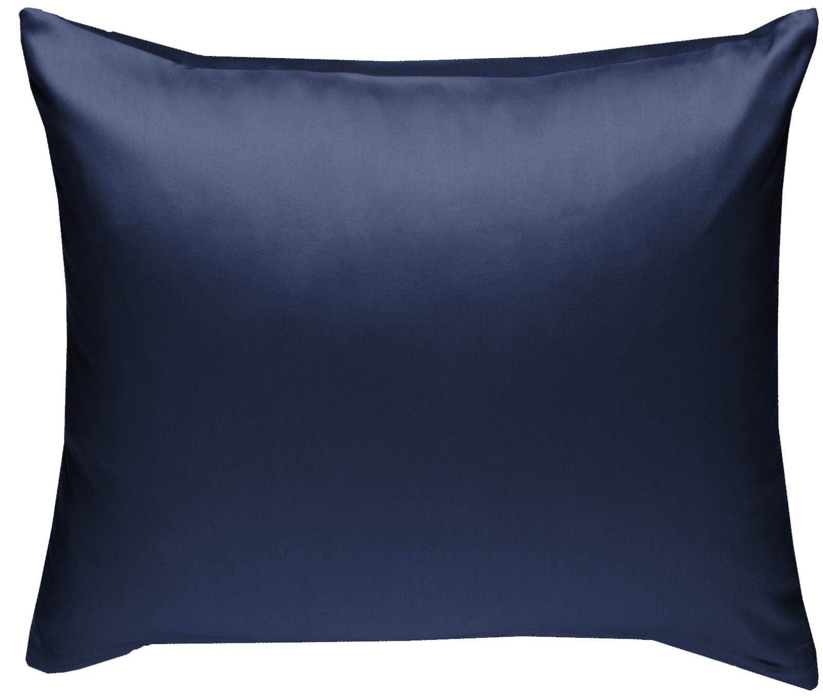 BETTWAESCHE-MIT-STIL Kissenbezug Mako Satin Kissenbezug uni einfarbig, (1 Stück)