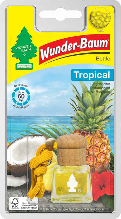 Wunder-Baum Öl-Parfüm »Bottle Duft Flakon Tropical WUNDERBAUM Lufterfrischer 4,5 ml«
