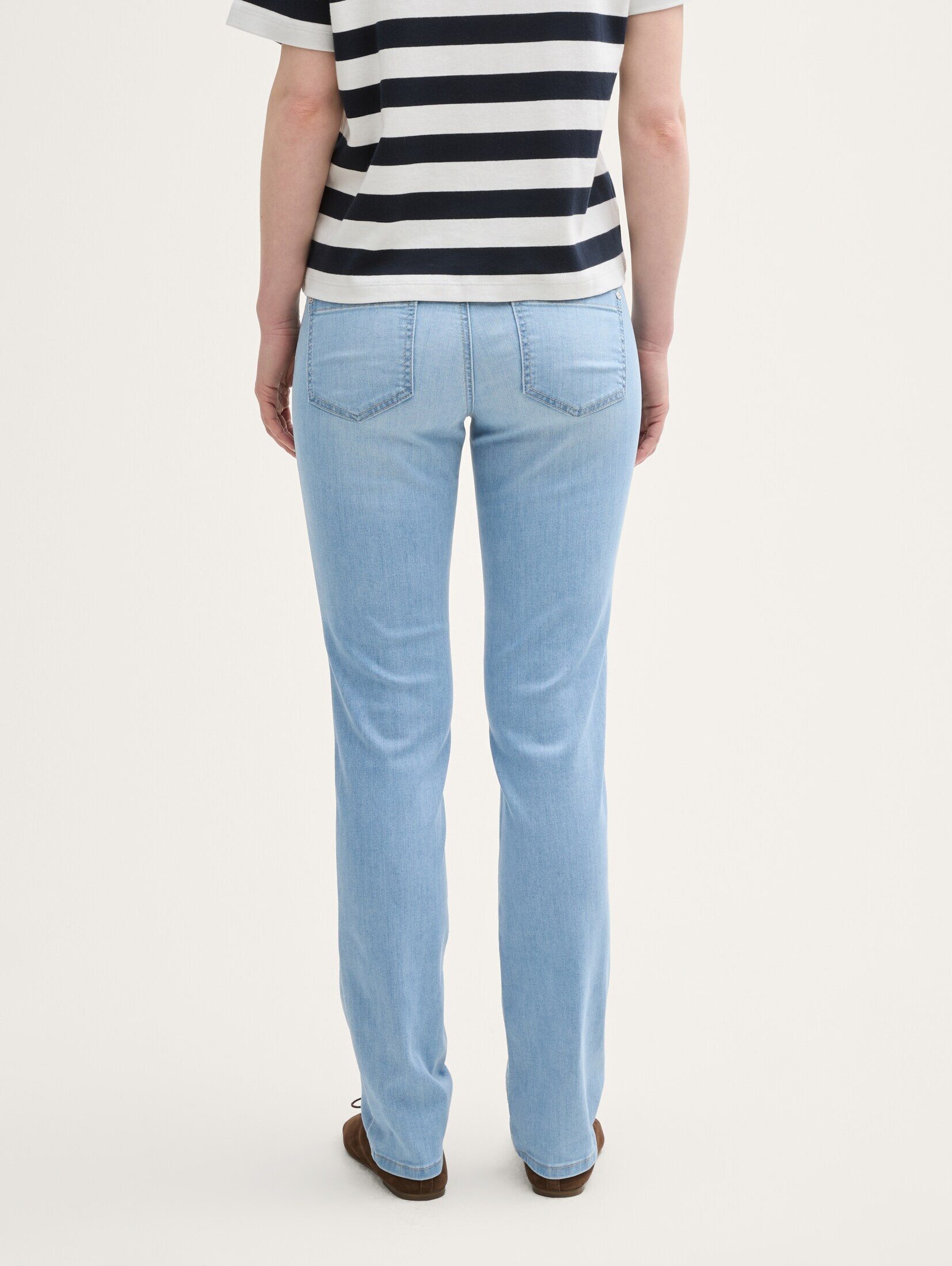 TOM TAILOR Straight-Jeans Jeanshosen TTALEXA STRAIGHT Jeans