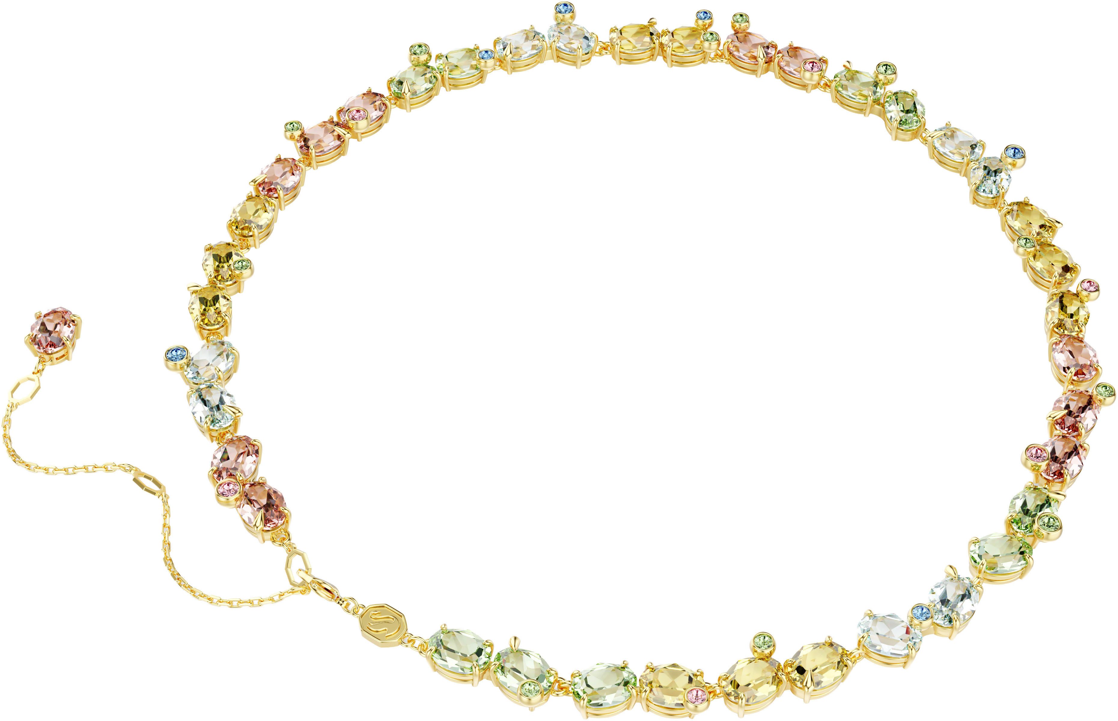 Swarovski Collier Schmuck Geschenk Gema Tennis Halskette, mit Swarovski® Kristall
