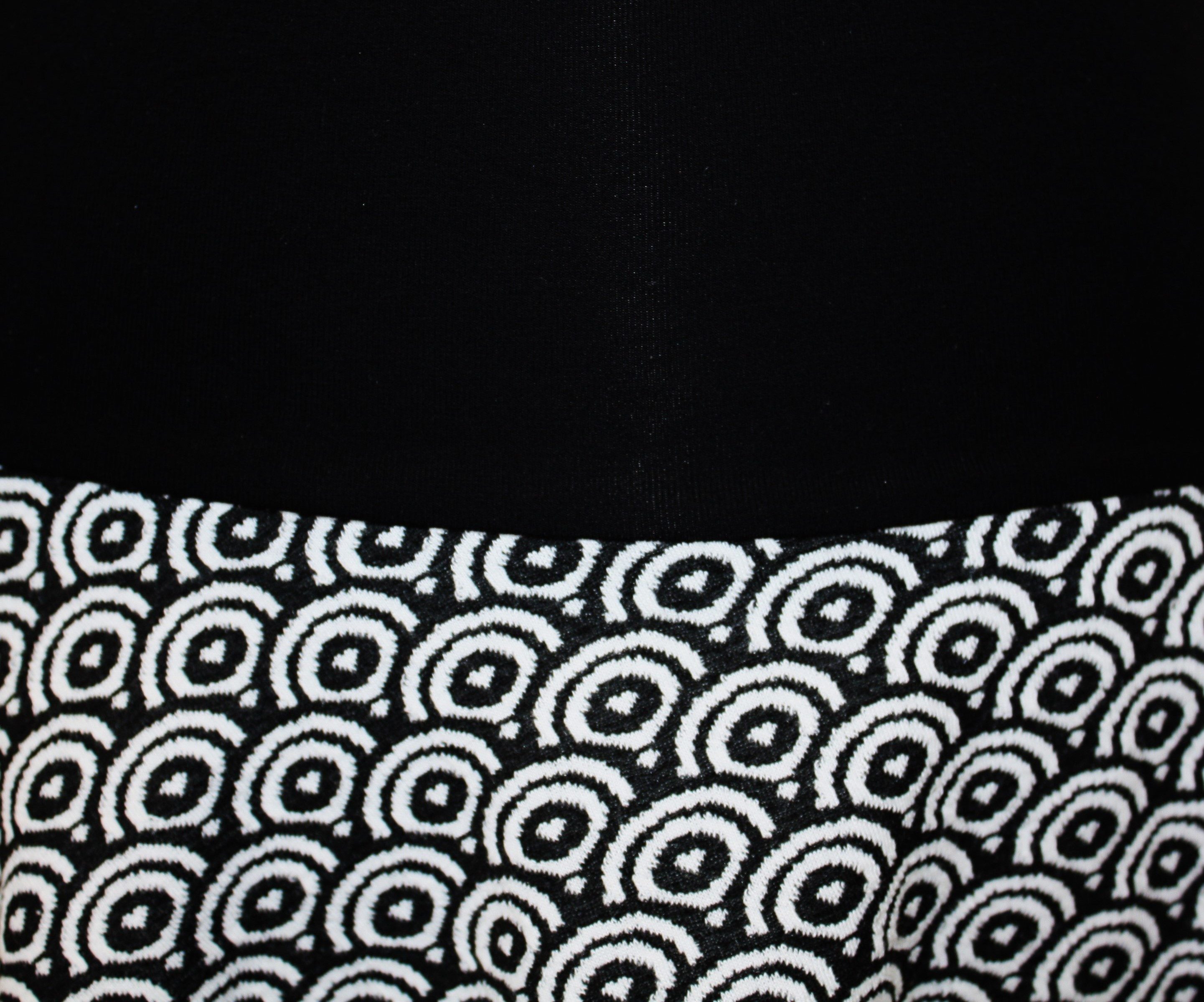 dunkle design A-Linien-Rock Schwarz Weiß Grau günstig online kaufen