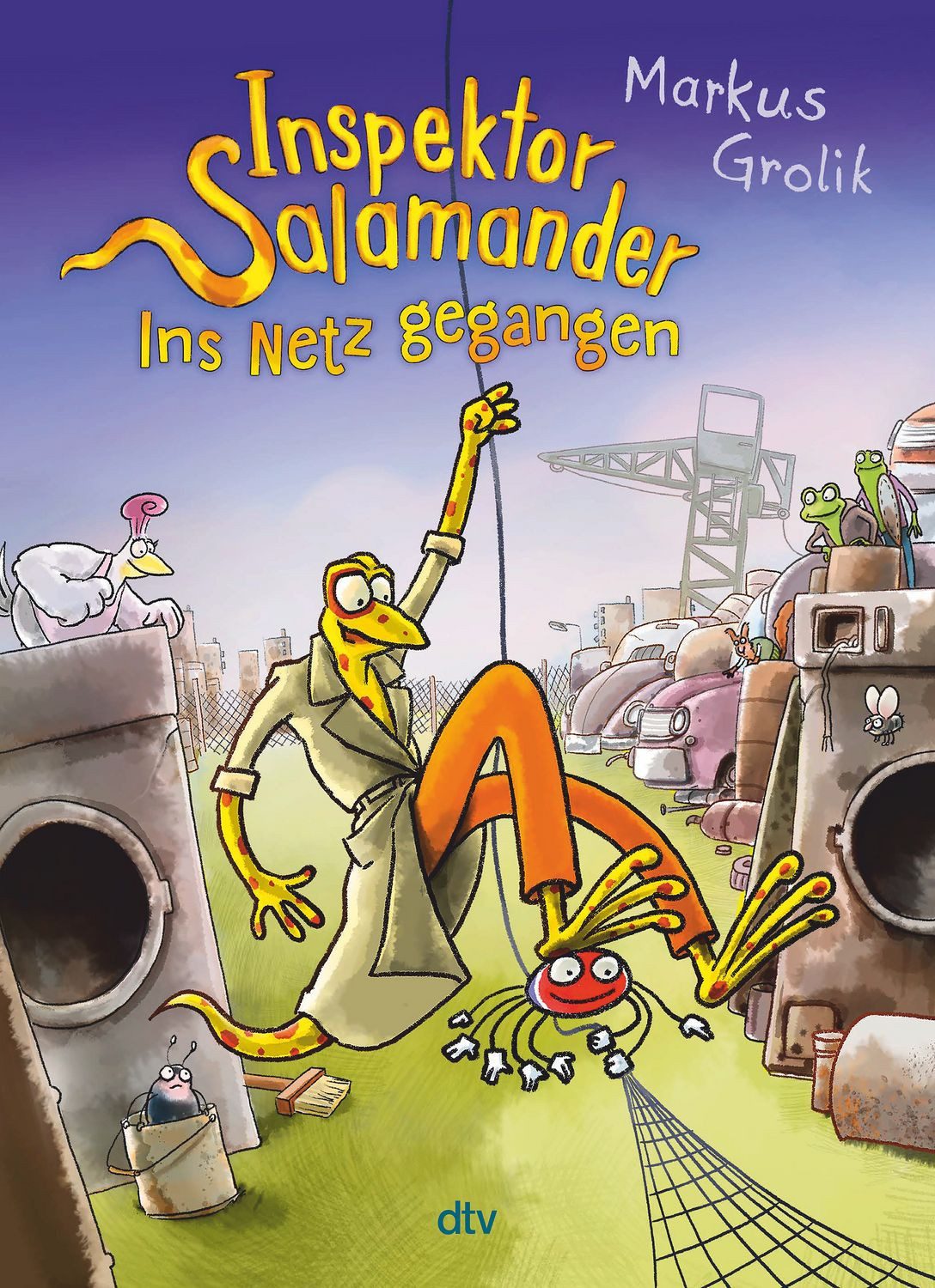 Comic Inspektor Salamander – Ins Netz gegangen Der neue Comic-Roman voller W Markus Grolik