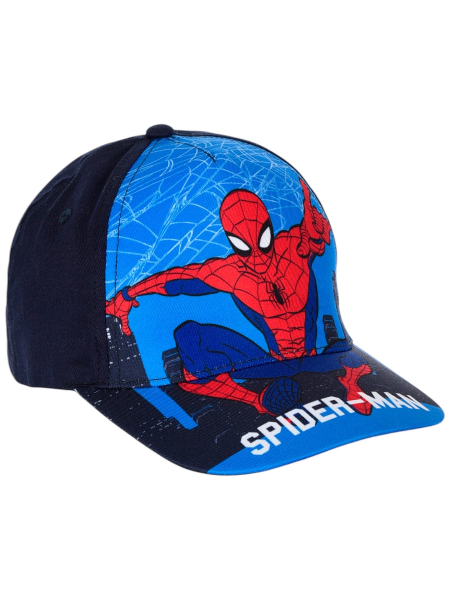 Spiderman Baseball Cap Marvel Jungen Sommerkappe Größe 52-54 cm