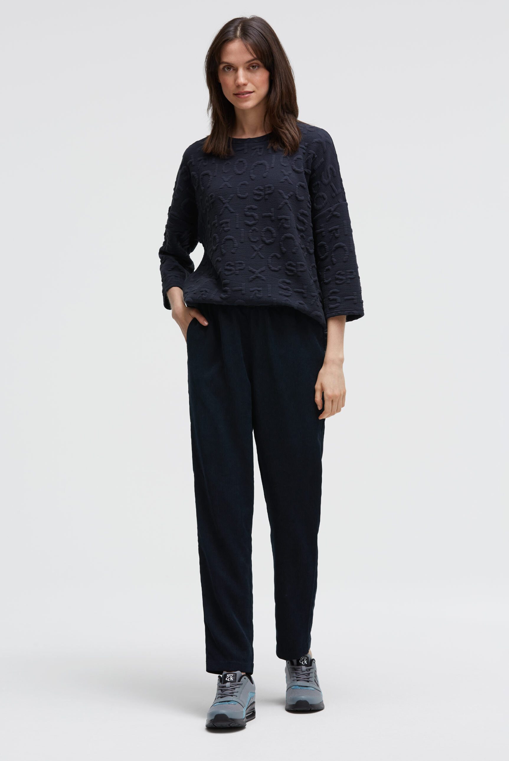 SOCCX Cordhose mit Turn-Up-Saum