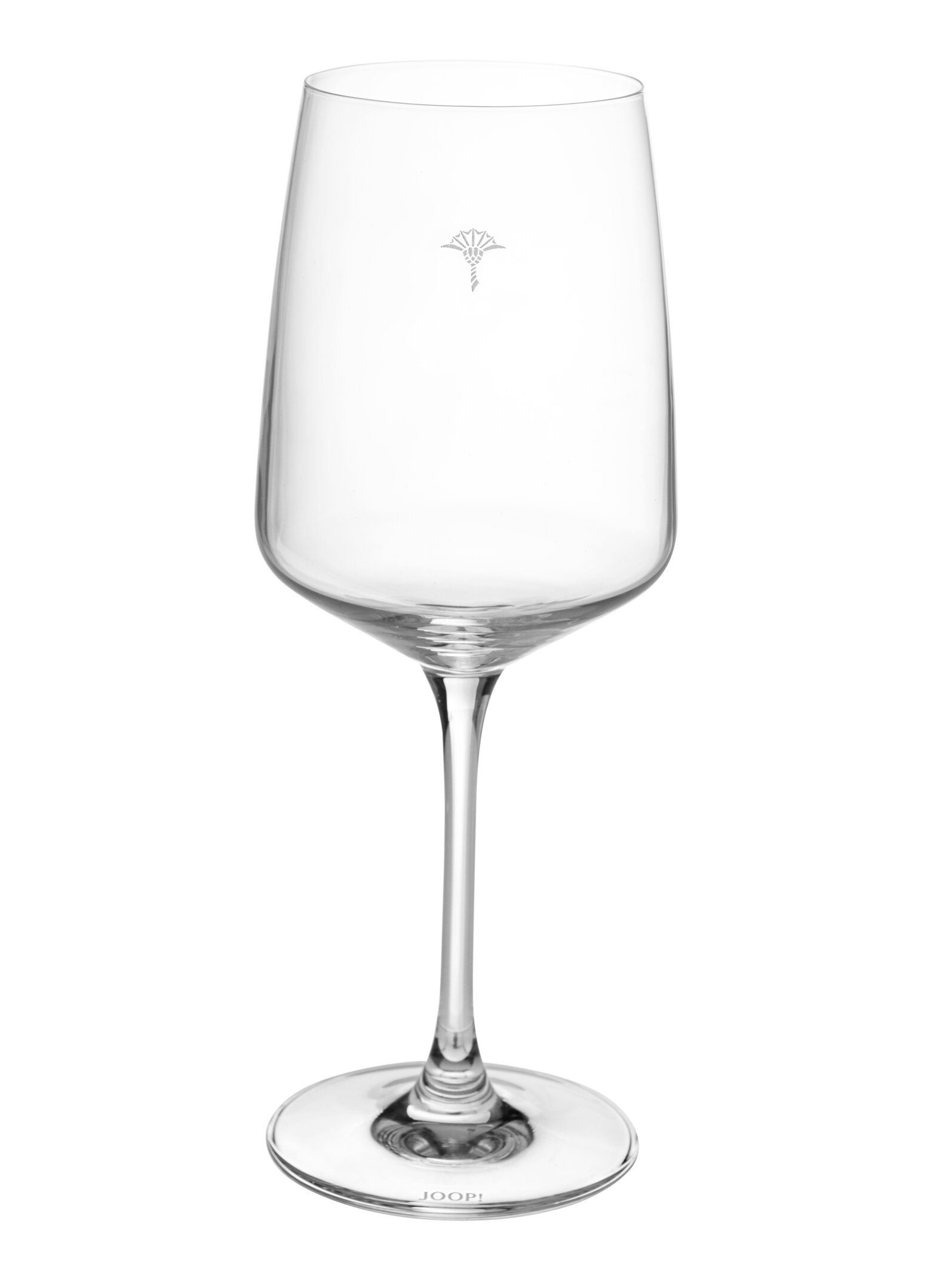 Joop! Weinglas JOOP! LIVING - SINGLE CORNFLOWER Weißweinglas 2er Set, Glas,  Aus hochwertigem Kristallglas gefertigt