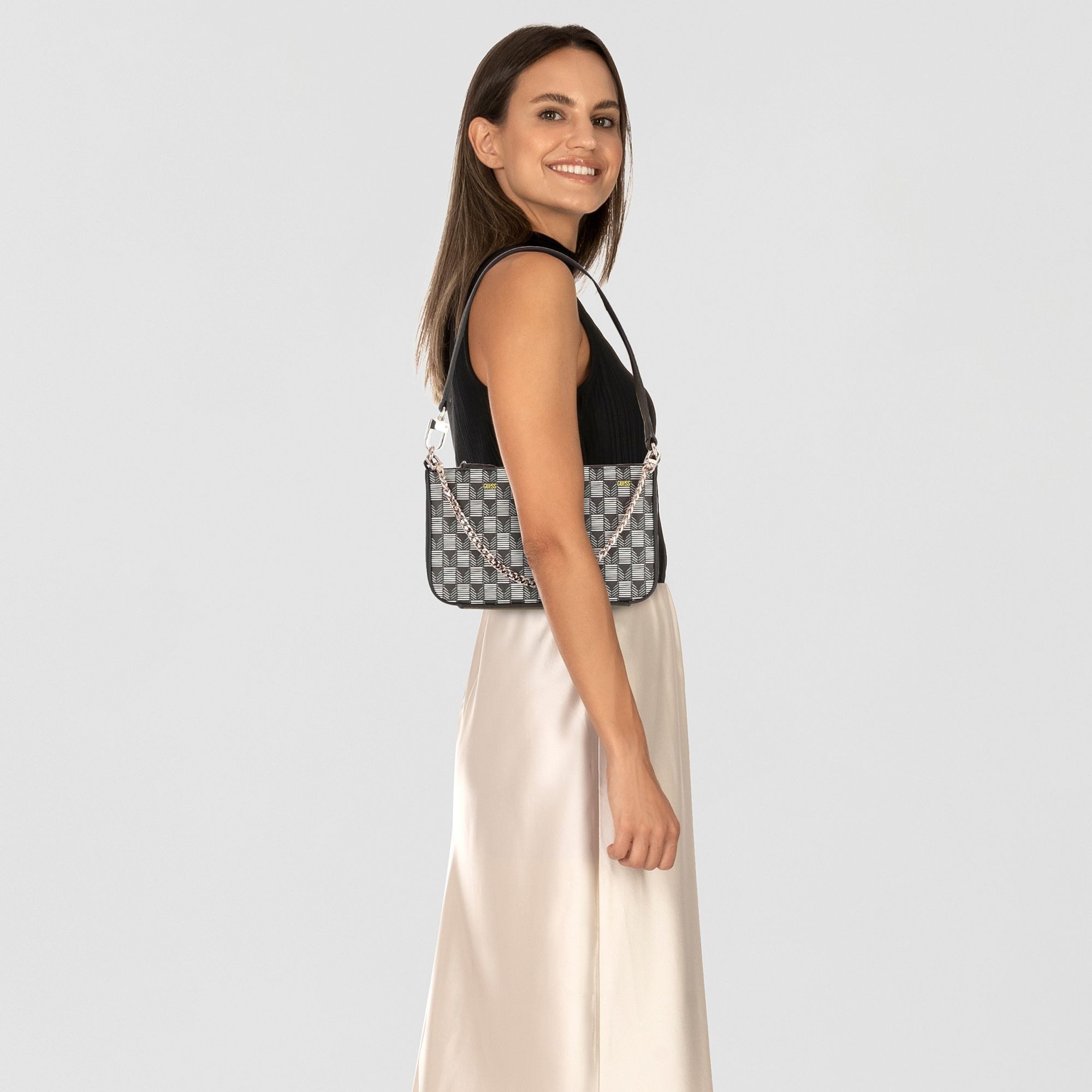 Guess Schultertasche G Wave II, Polyurethan