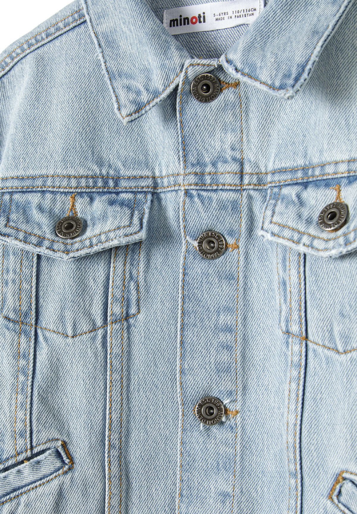 MINOTI Jeansjacke Jeansjacke (3y-14y) trendiger Denim – Bild 4 von 4