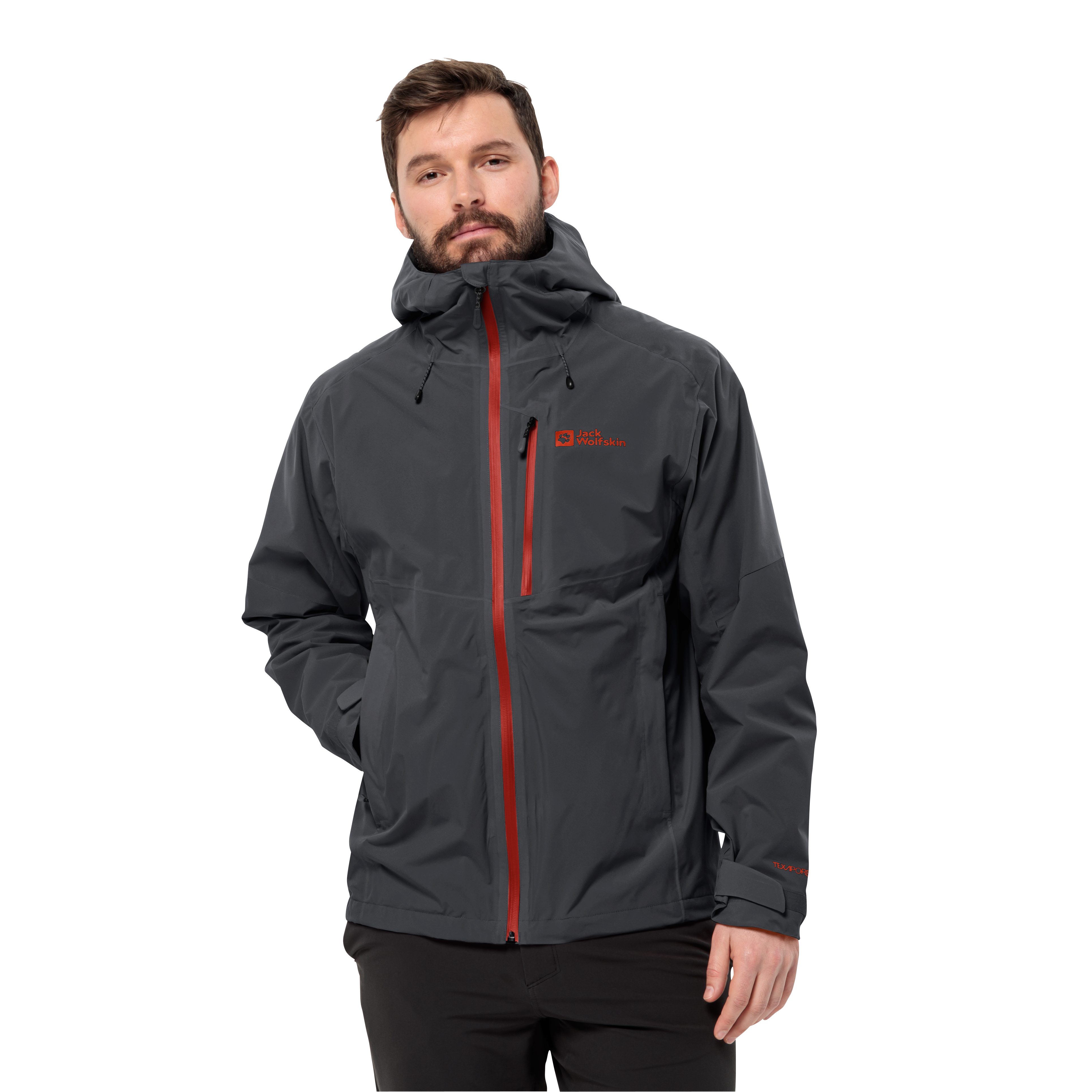 2L M mit und Umweltbelastung EAGLE PEAK geringer Funktionsjacke Stretchanteil JKT Jack Wolfskin