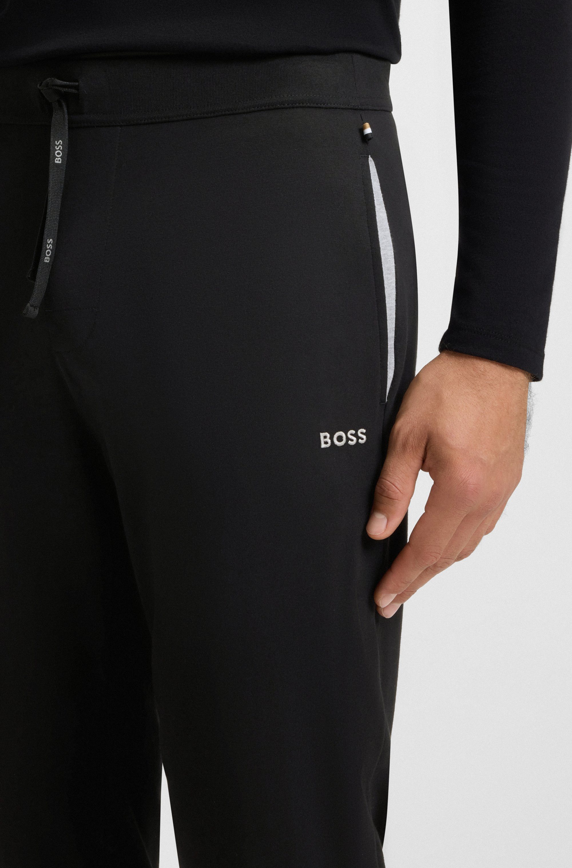 BOSS Sweathose Mix&Match Pants mit BOSS Aufdruck auf dem Kordelzug