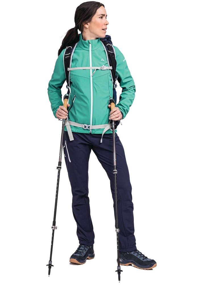Schöffel Softshelljacke Rinnen (atmungsaktiv, elastisch) grün Damen