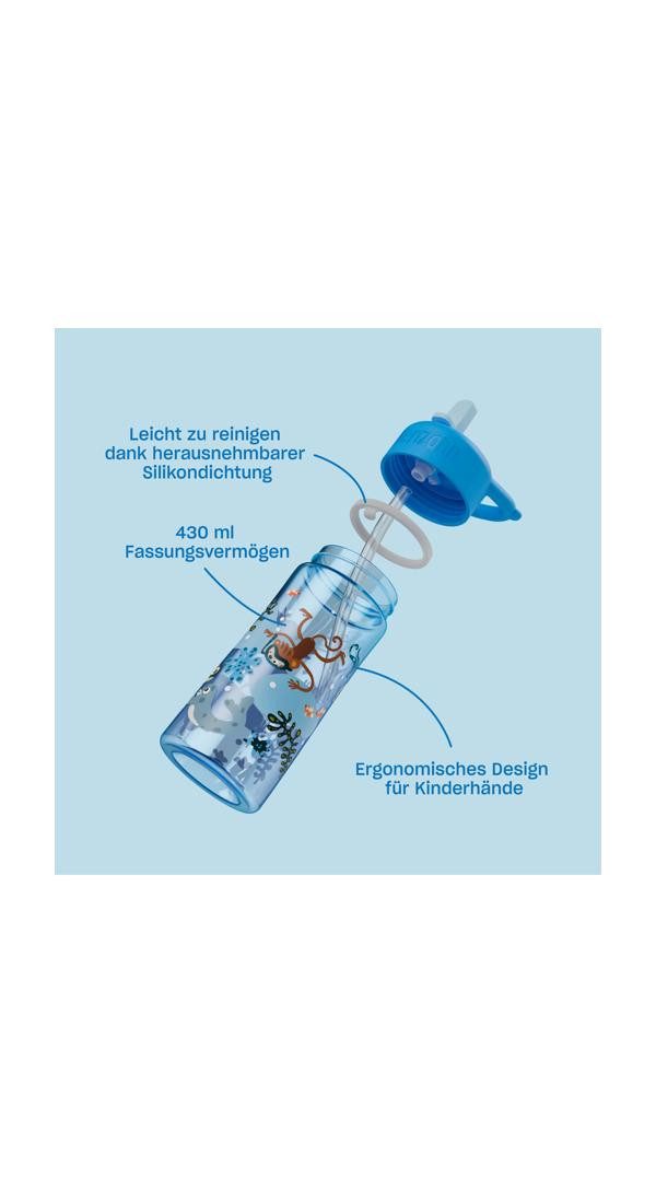 Affenzahn Trinkflasche Trinkflasche, auslaufsicher und kohlensäuregeeignet