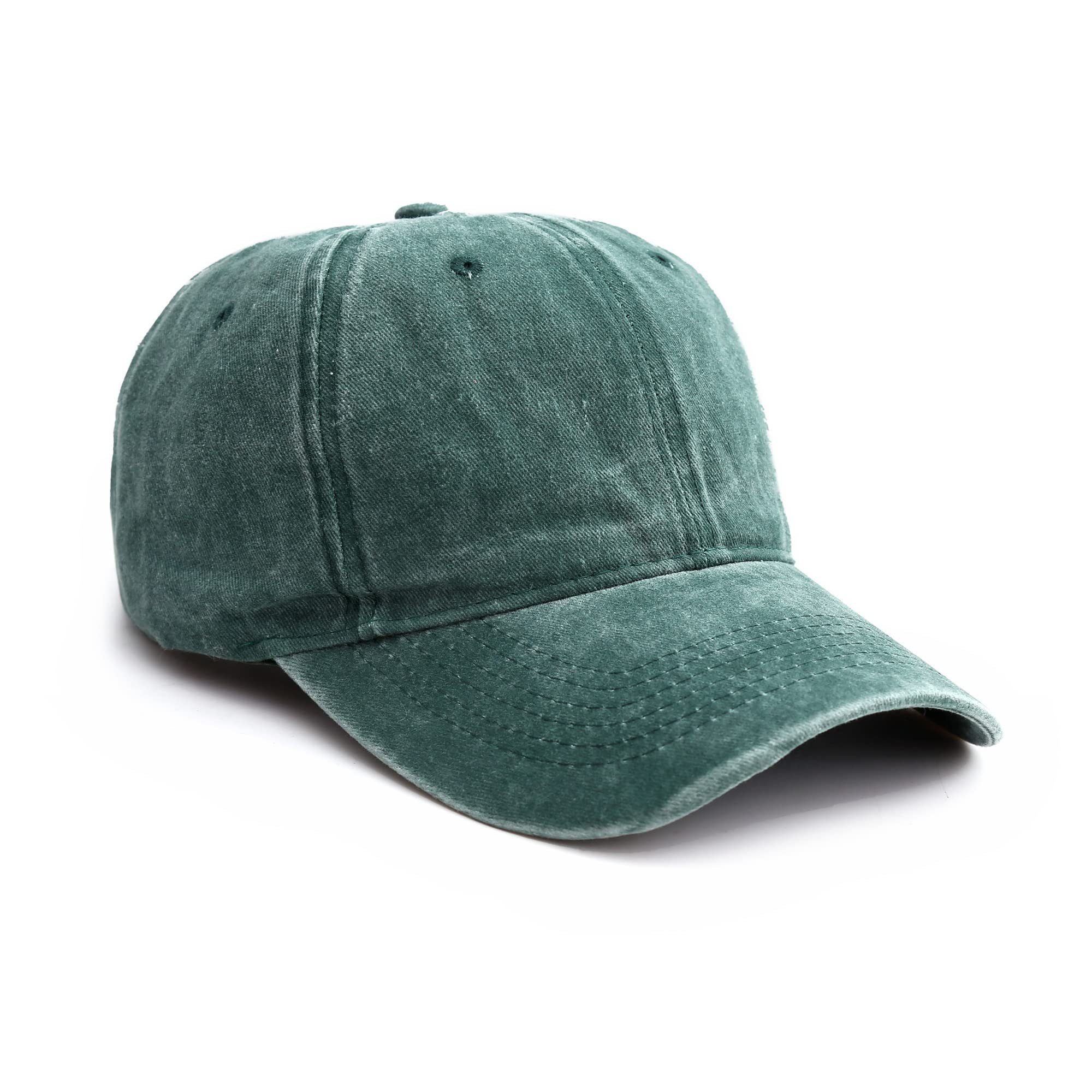 Made by Nami Baseball Cap Basecap Used Look - Rot Schwarz Grün mit oder ohne Prints Softshell Baseball Caps - Schirm-Mütze Kopfbedeckung - Unisex