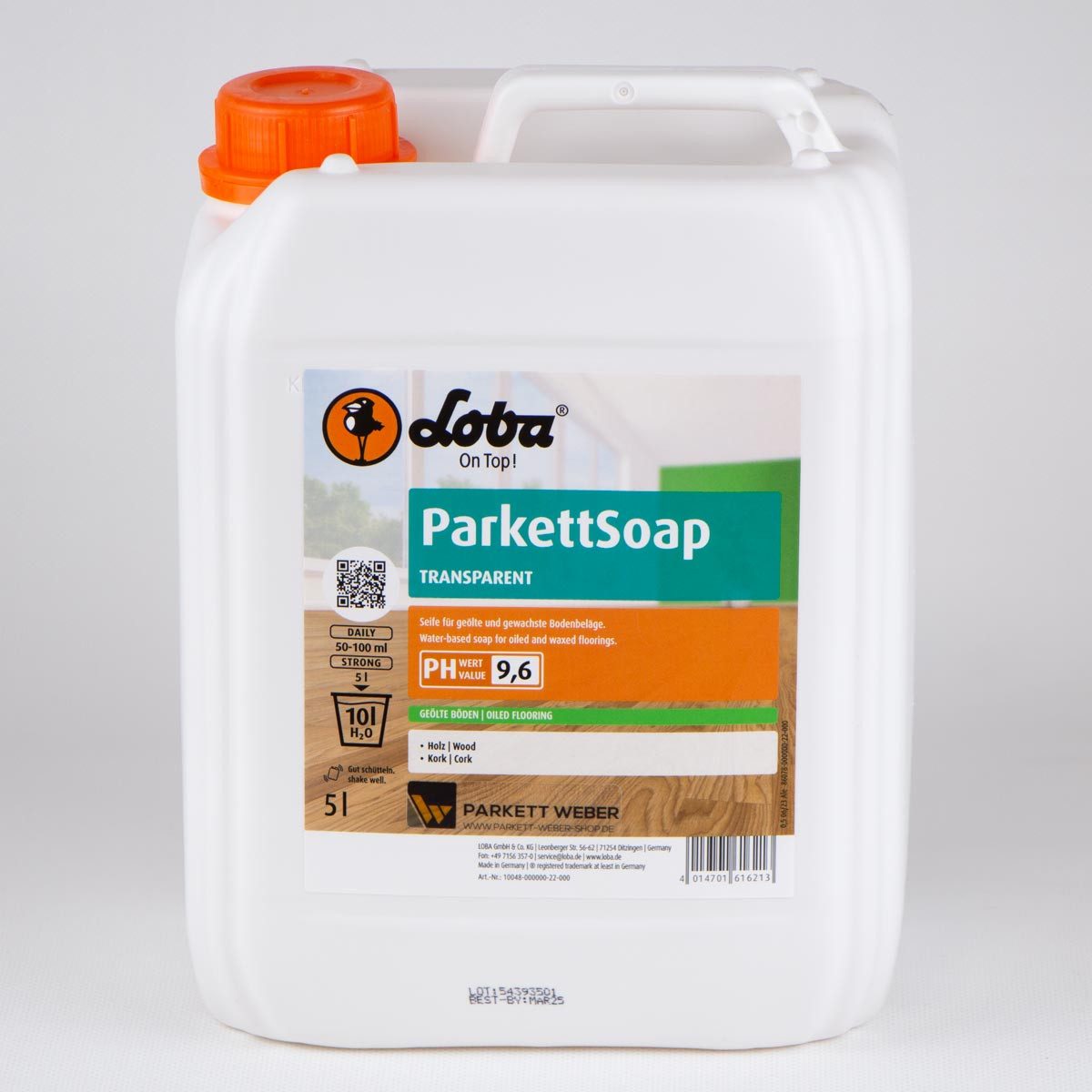 Loba Loba ParkettSoap natur/transparent 5 Liter Parkettreiniger