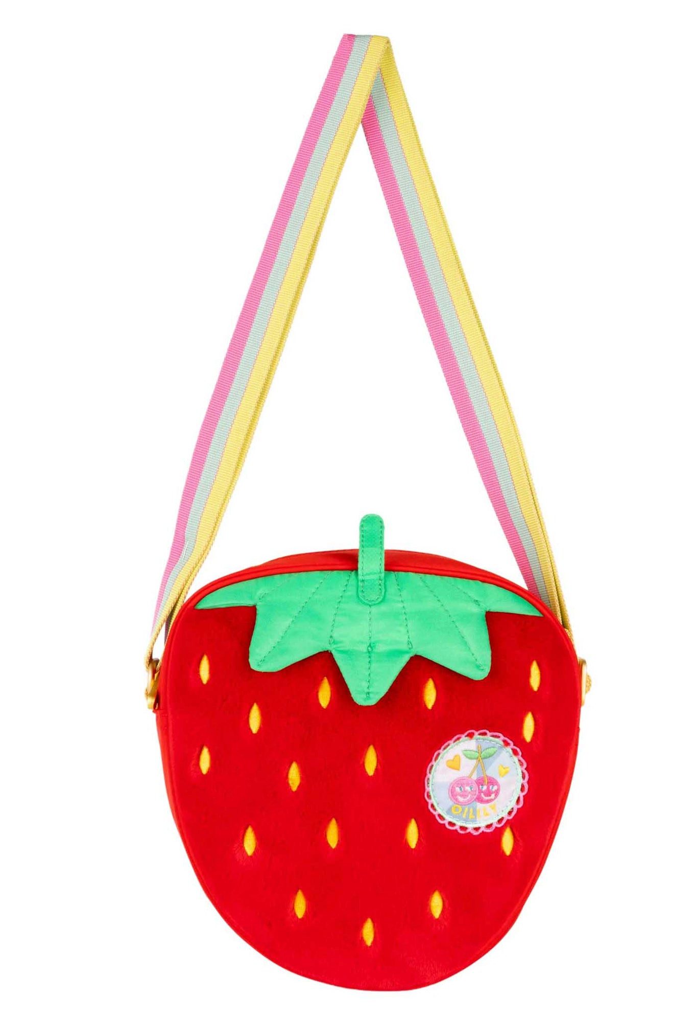 Oilily Schultertasche Strawberry Shoulder Bag True Red Fiesta Fruit