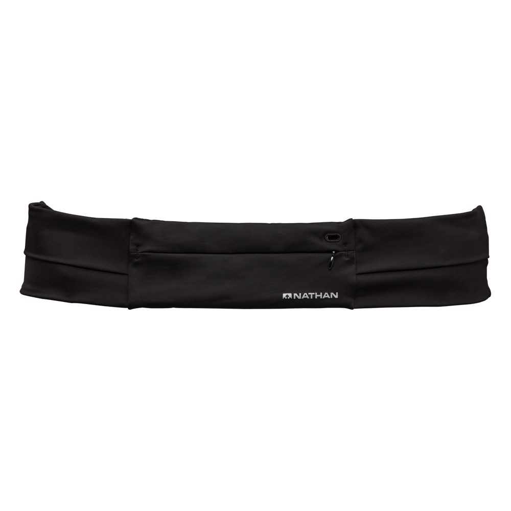 Nathan Gürteltasche Einstellbarer Fit Zipster 2.0 Laufgurt Black
