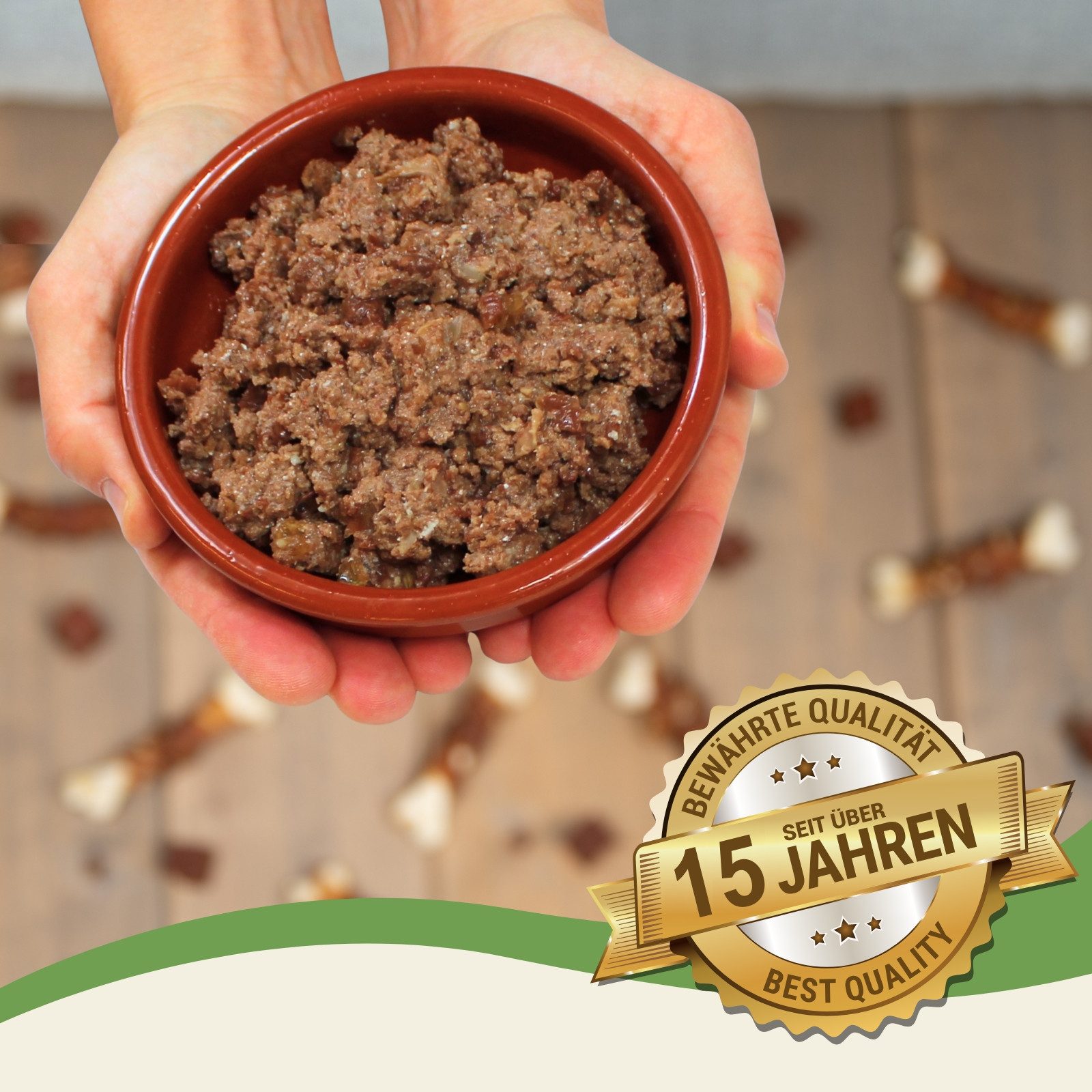 Lecker.Pet 12 x 400 g Lecker.Pet® Luna's Saftige Fleischmahlzeit Lamm Hundefutter Lamm, Nassfutter für: Hund