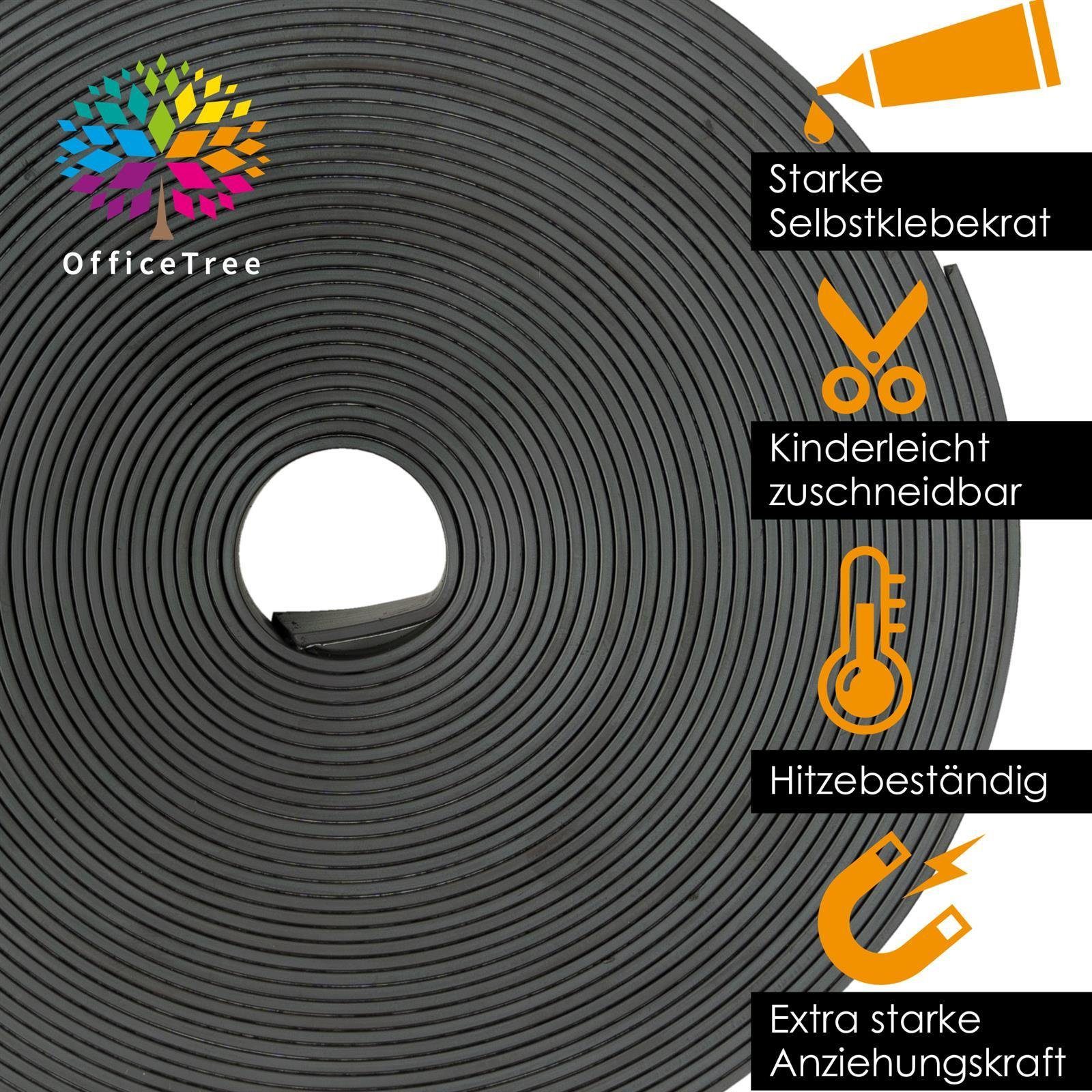 OfficeTree Magnet OfficeTree Magnetband - 10 m - selbstklebend
