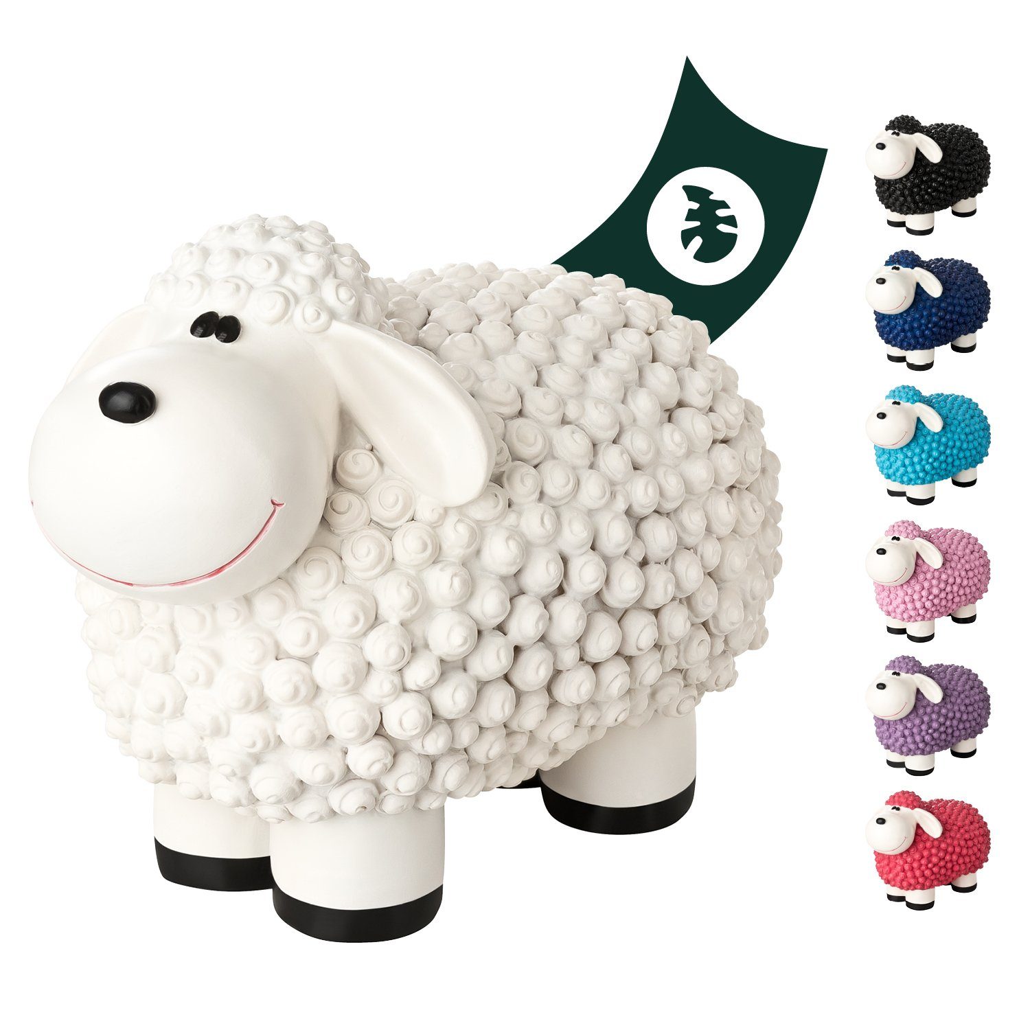 VERDOBA Gartenfigur Bunte Mini Schafe Gartenfiguren, günstig online kaufen