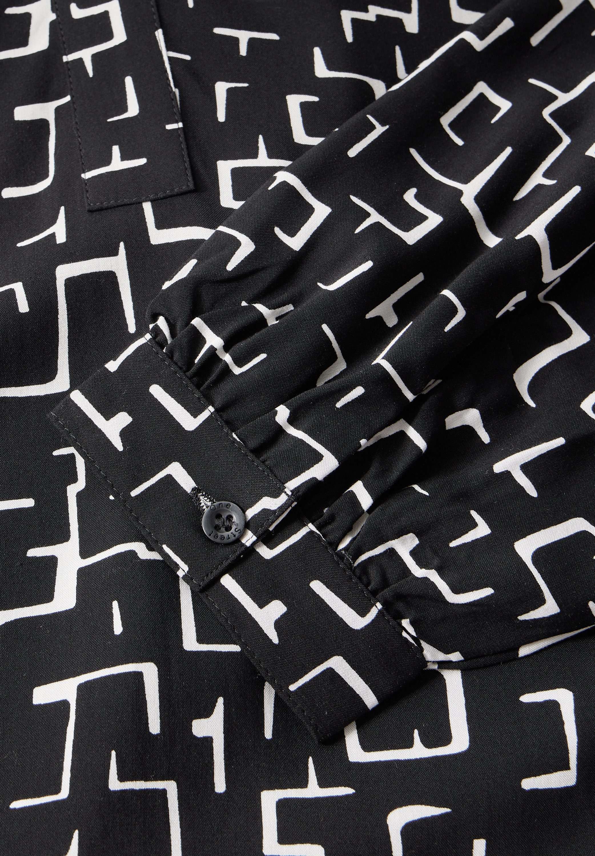 STREET ONE Langarmbluse mit grafischem Muster