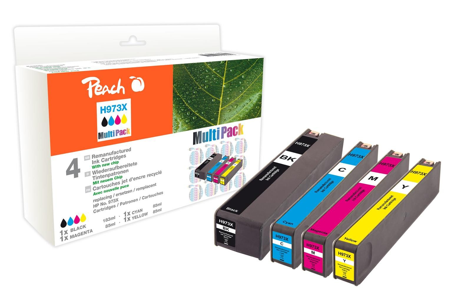 Peach Peach PI300-750 Peach Patrone HP Nr.973X MultiPack Tintenpatrone