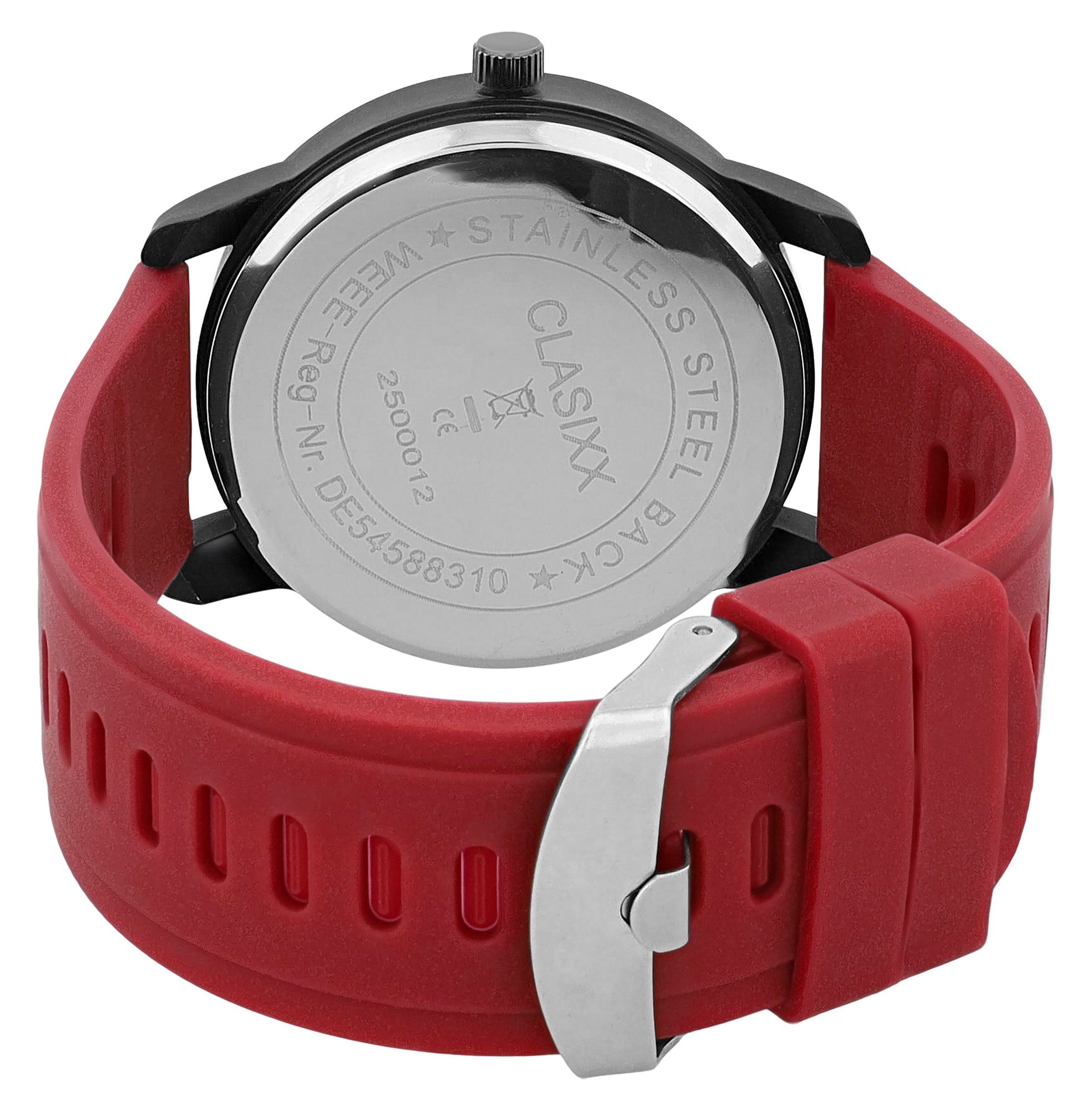 Clasixx Quarzuhr 2500012 Metall, Silikonarmband, versch. Farben günstig online kaufen