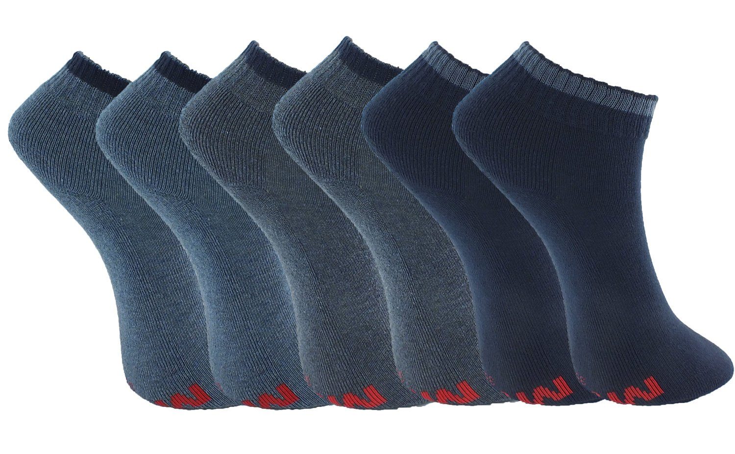 MUSTANG Kurzsocken (9-Paar) verschiedene Farben jeans