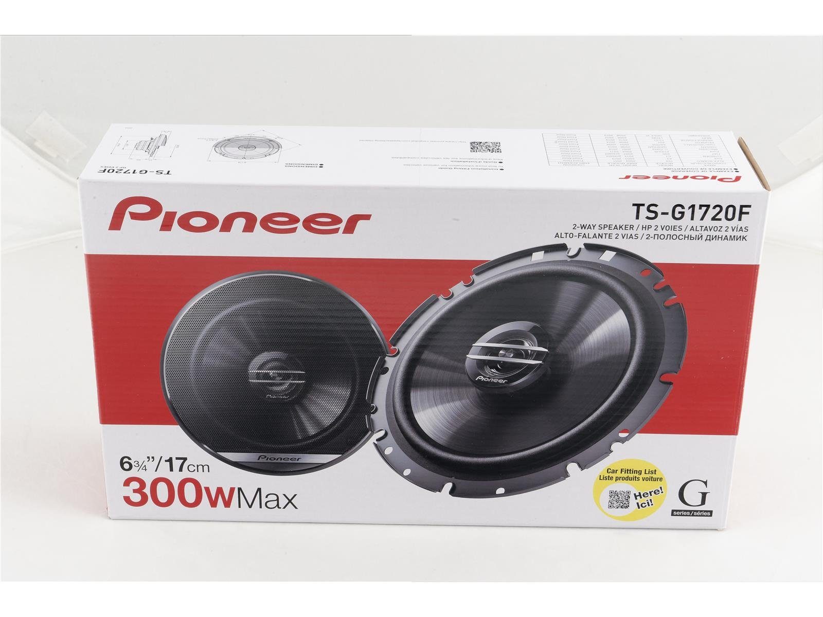 Pioneer Auto-Lautsprecher Pioneer VW passend 3 Türen für III Lautsprecher Scirocco vorne/hinten