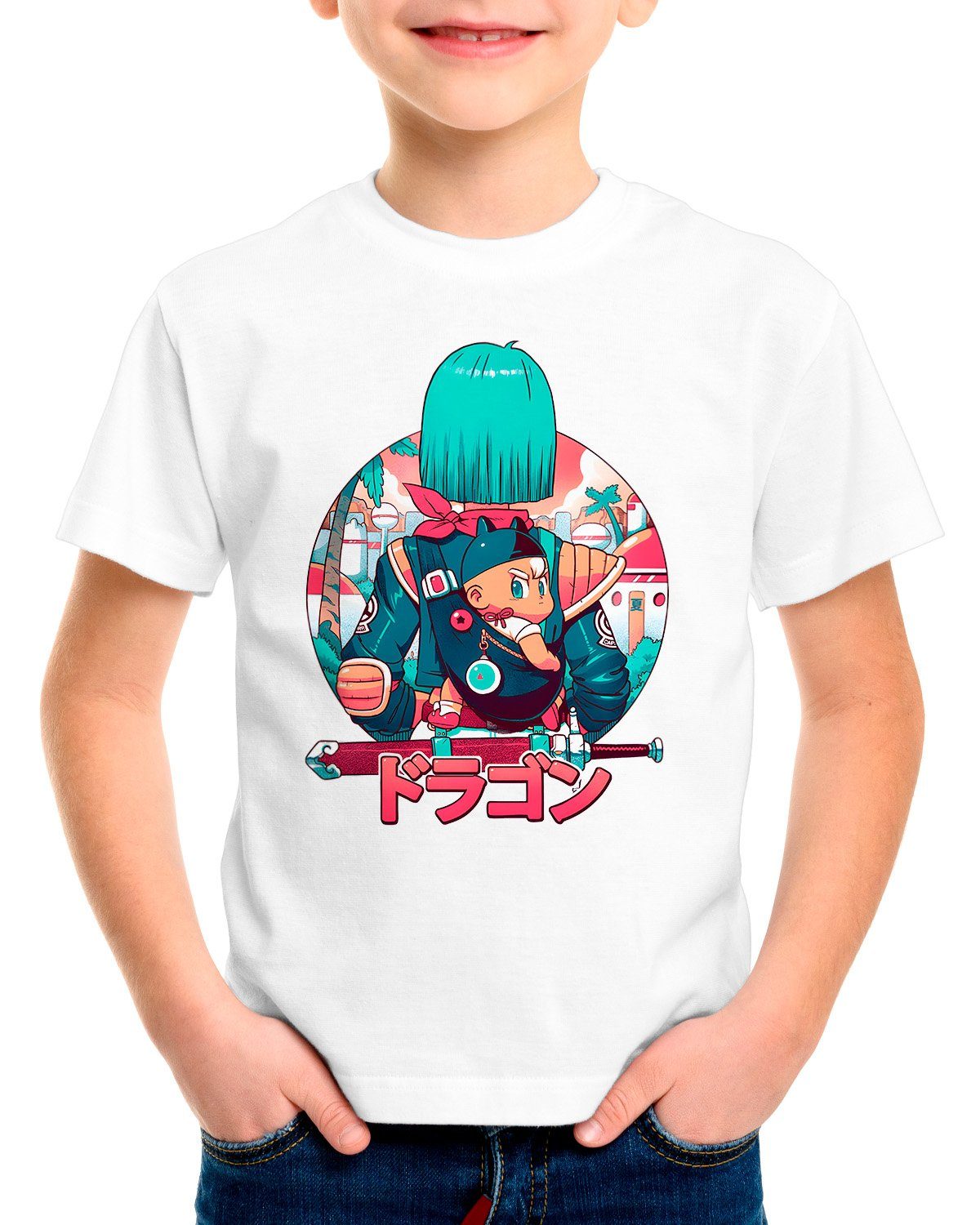 style3 Print-Shirt Kinder breakers T-Shirt the z super dragonball kakarot songoku Be Bulma gt