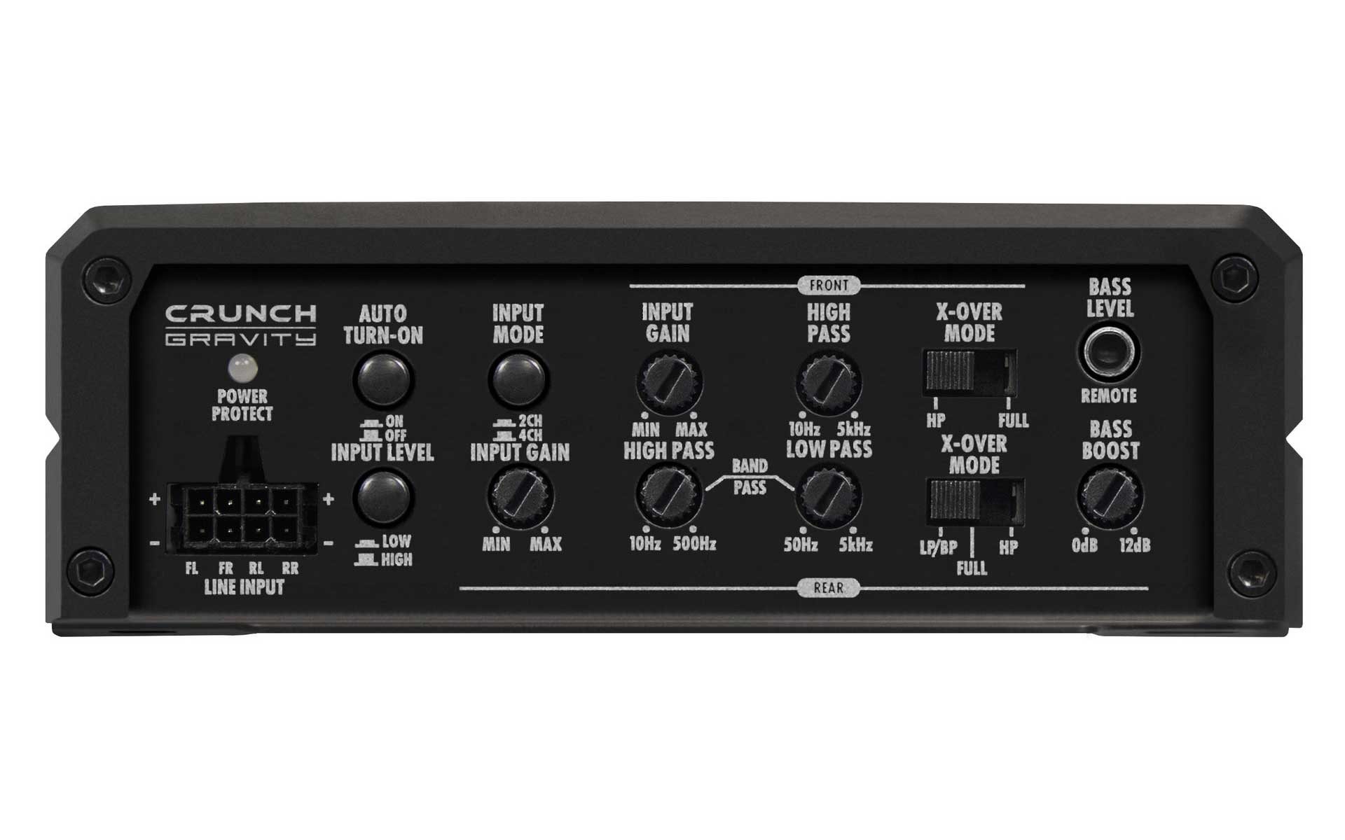 Crunch GTX 1000.4D Class D Digital 4-Kanal Verstärker Endverstärker (Anzahl Kanäle: 4)