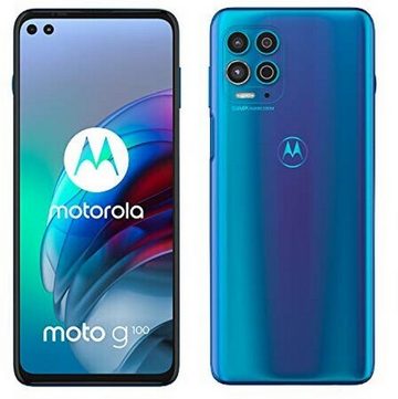 Motorola Moto G100 (XT2125-4) Smartphone (17,01 cm/6,7 Zoll, 128 GB Speicherplatz, 64 MP Kamera, Kamera mit Autofokus und 8-fach Zoom)