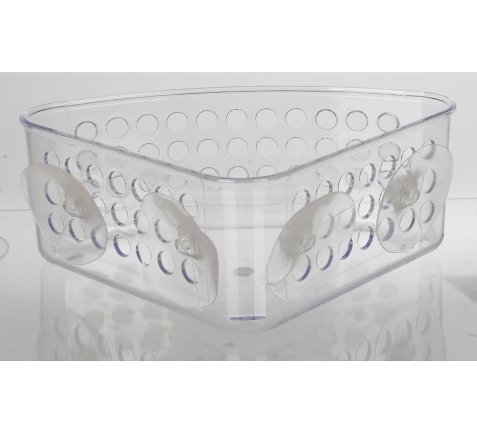 BURI Aufbewahrungsbox 6x Wandkorb Dreieck Ocean Noppen Dusche Ablagen Regal Hängend Baden